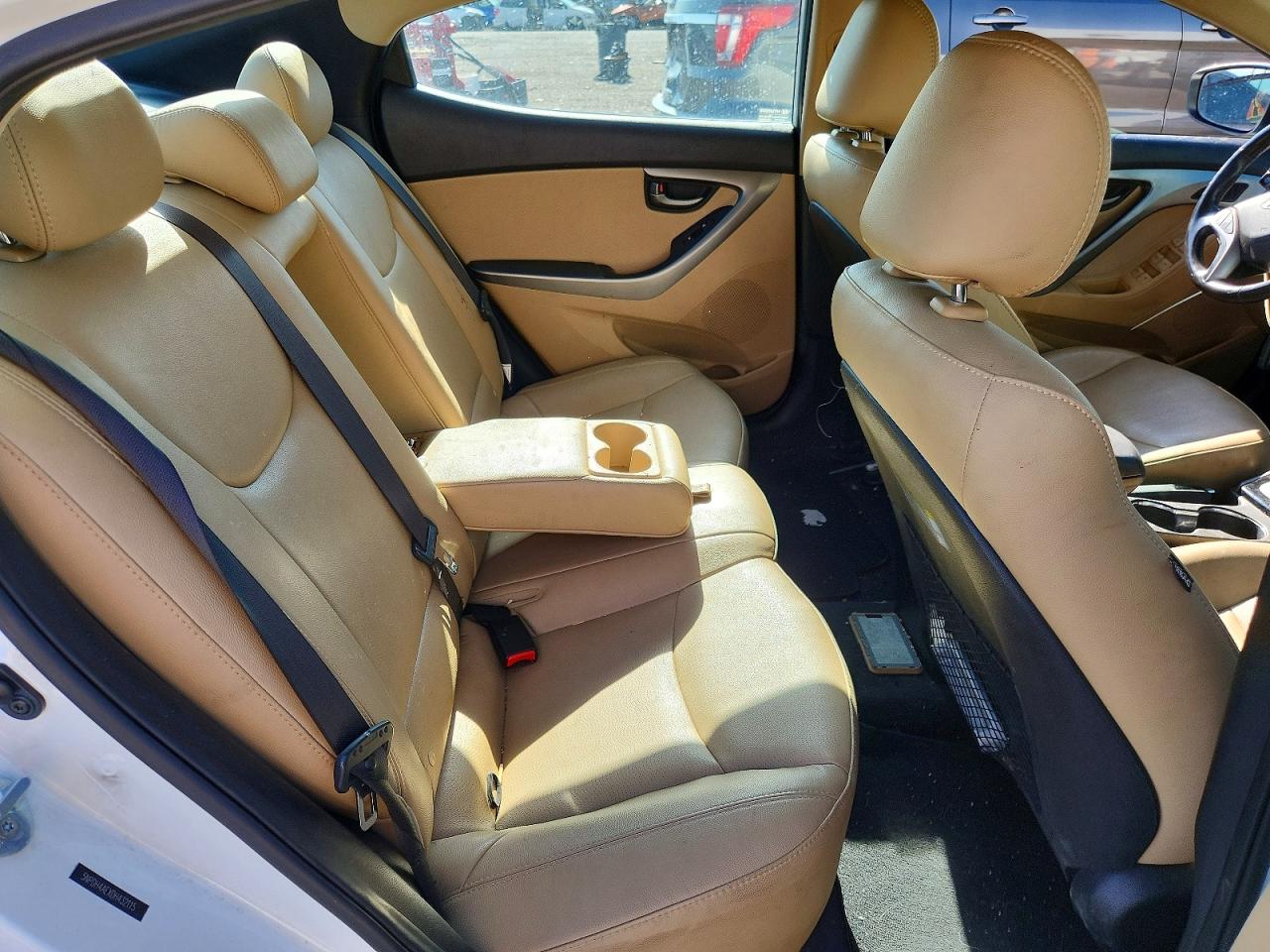 2013 Hyundai Elantra Limited White vin: 5NPDH4AEXDH432115