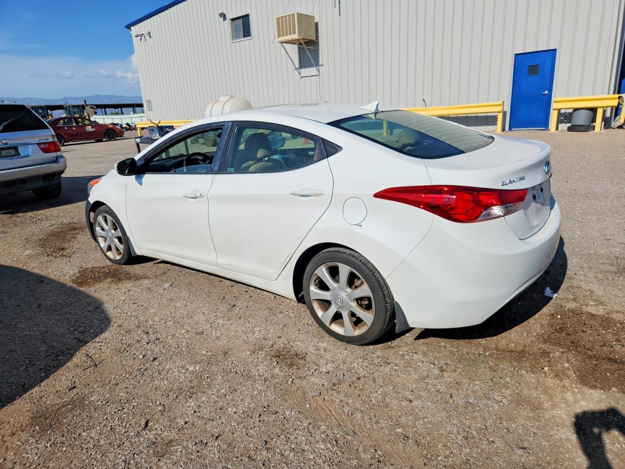 2013 Hyundai Elantra Limited White vin: 5NPDH4AEXDH432115