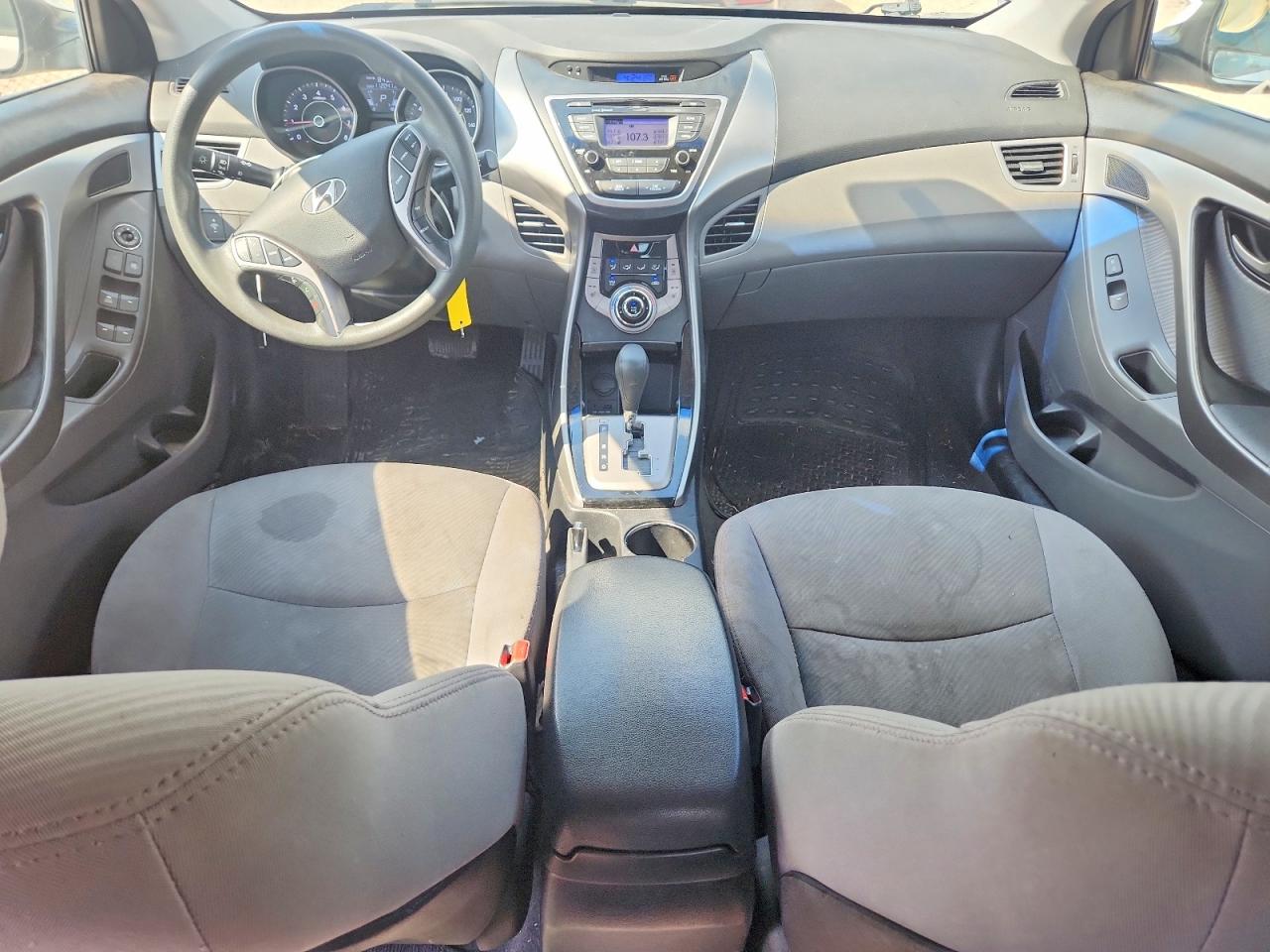 2013 Hyundai Elantra Gls White vin: 5NPDH4AEXDH434866