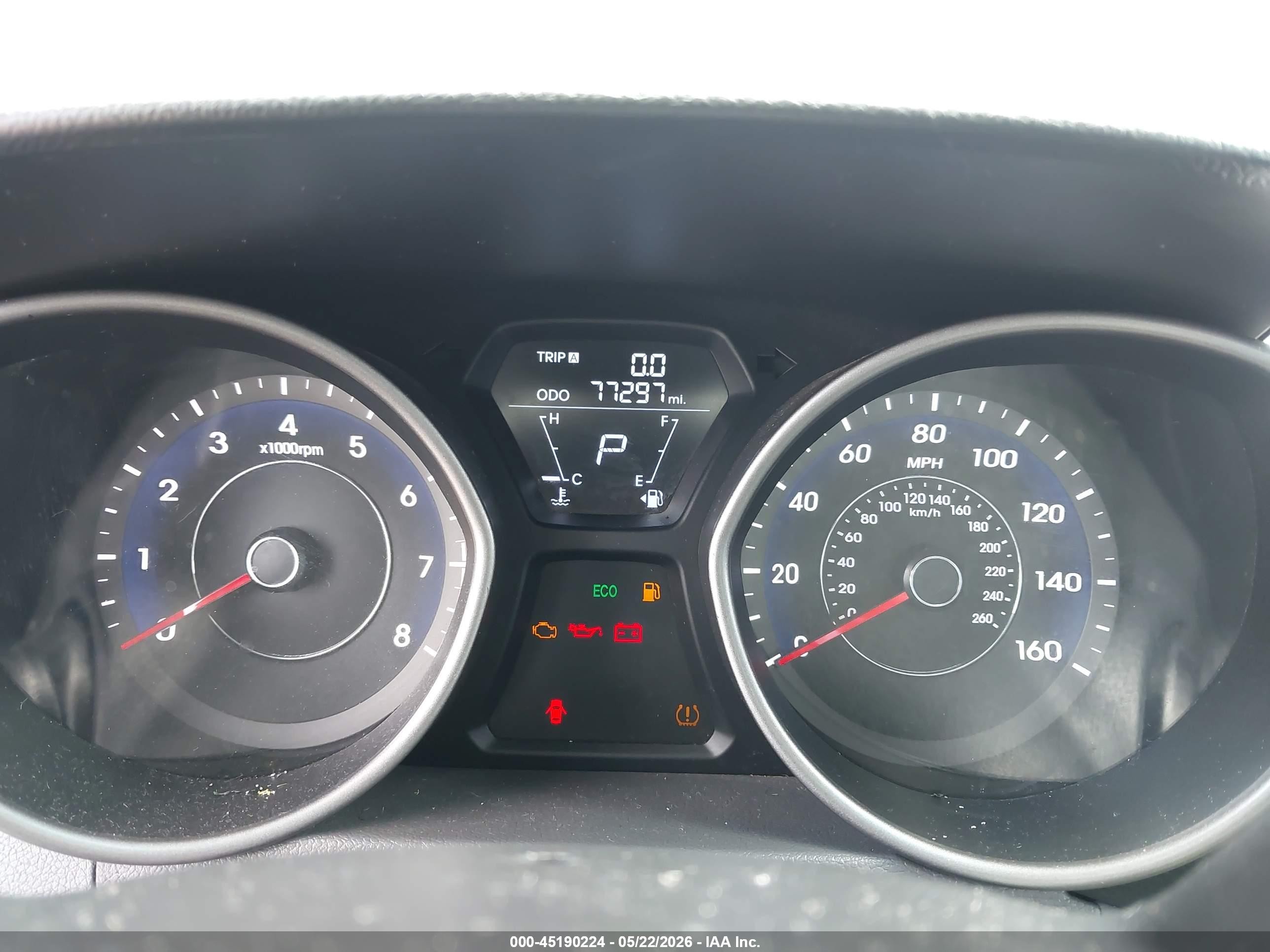 2013 Hyundai Elantra Gls Red vin: 5NPDH4AEXDH438769