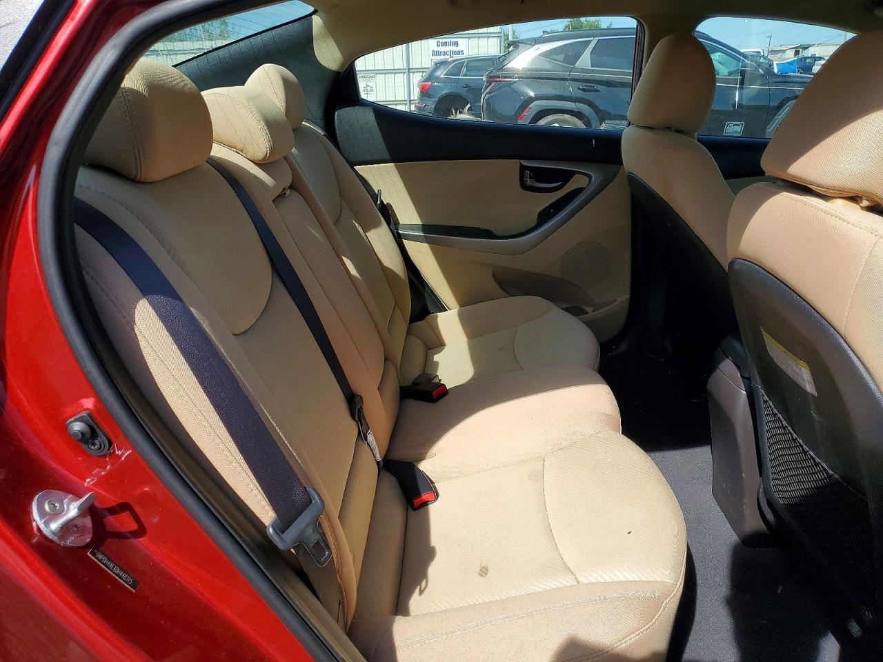 2013 Hyundai Elantra Gls Red vin: 5NPDH4AEXDH448315