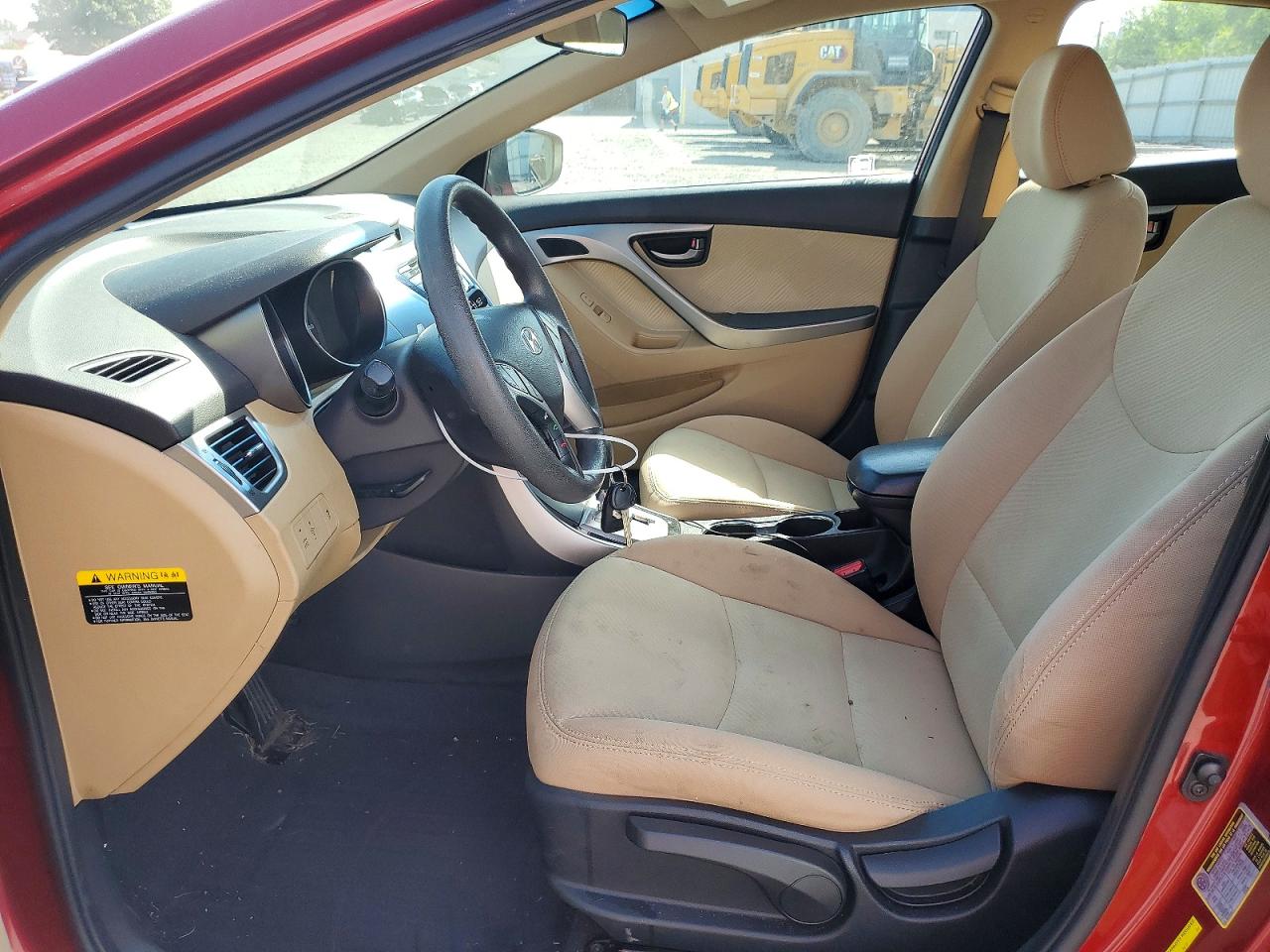 2013 Hyundai Elantra Gls Red vin: 5NPDH4AEXDH448315