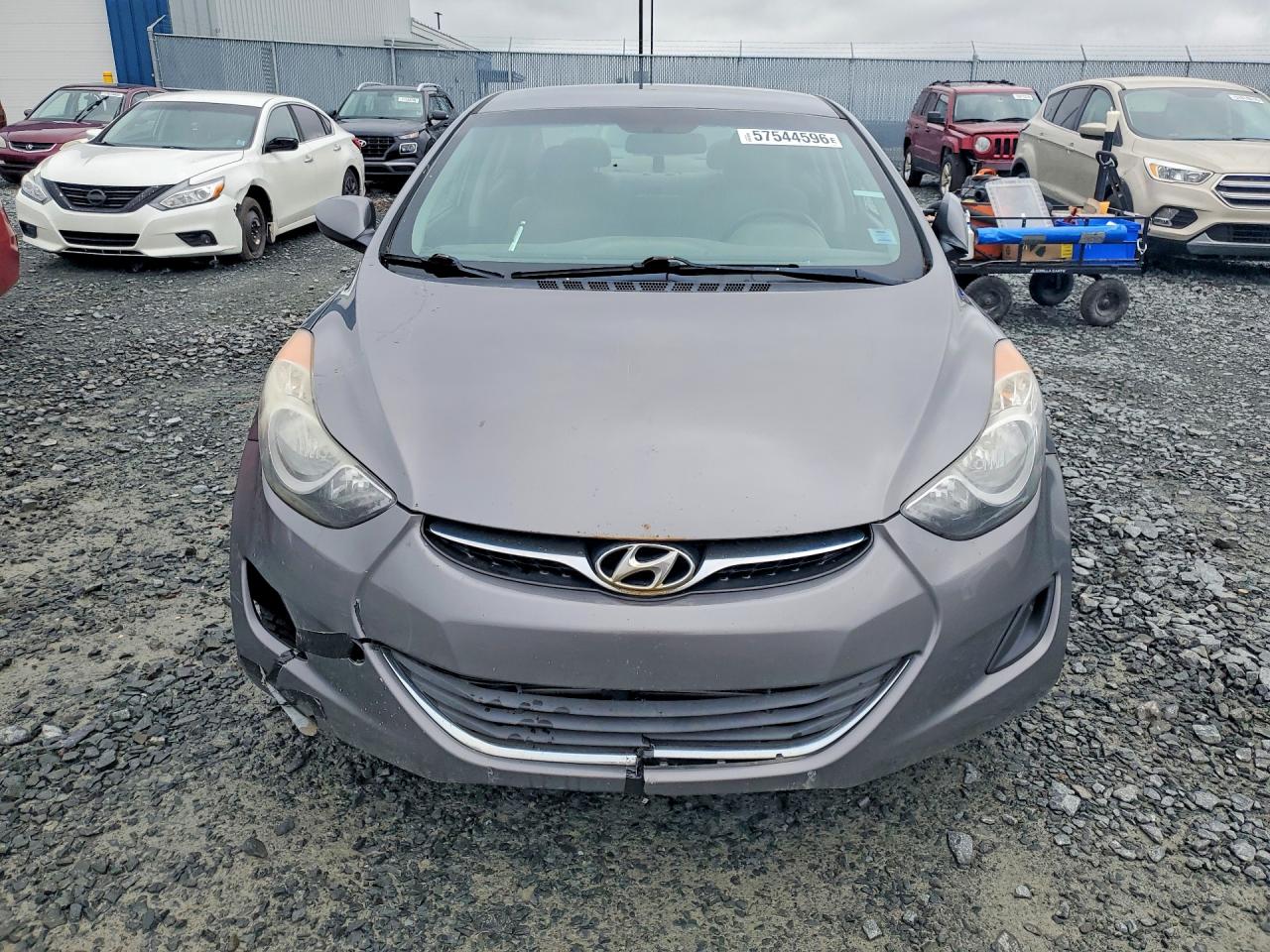 2013 Hyundai Elantra Gls Gray vin: 5NPDH4AEXDH454048