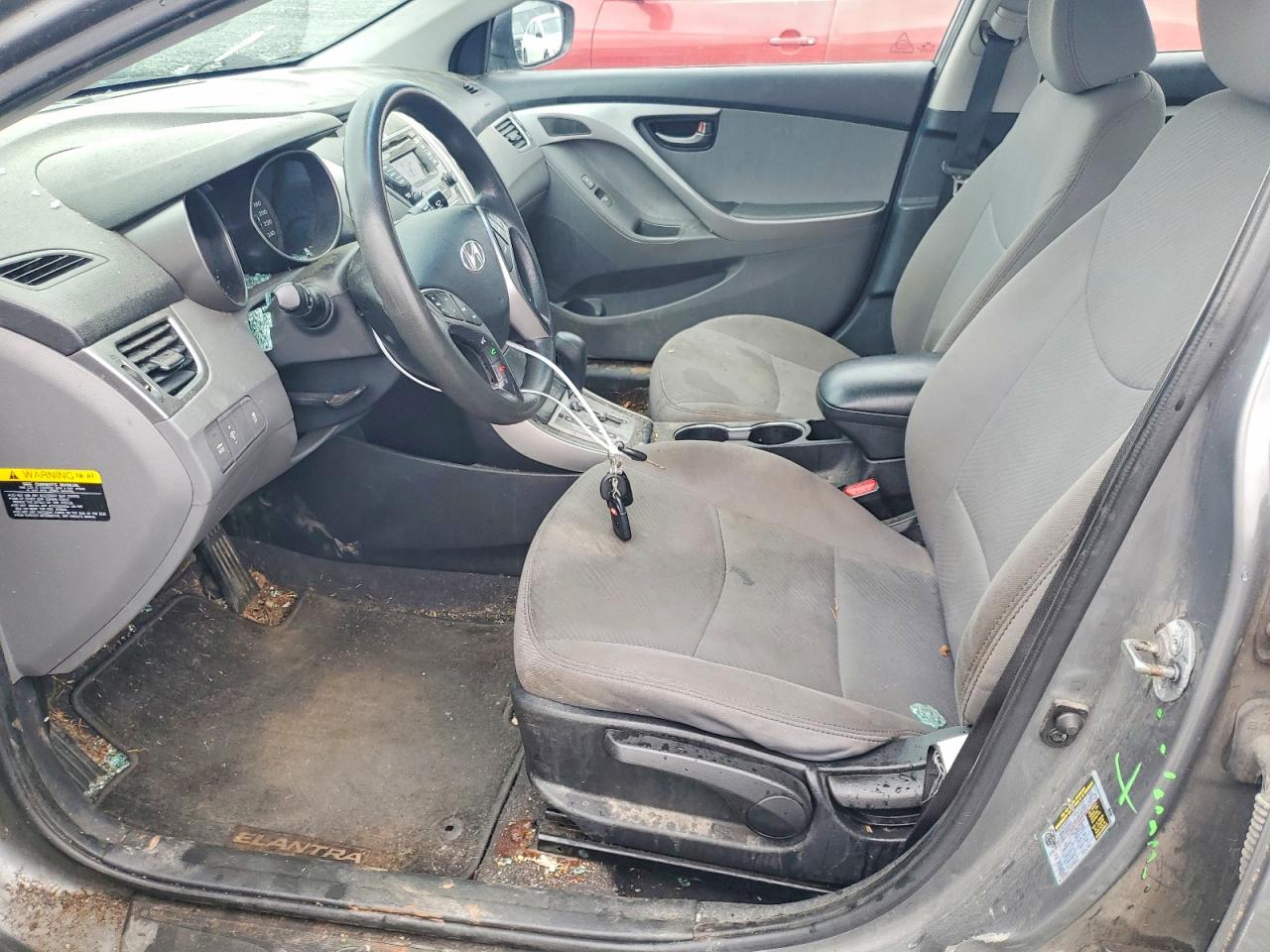 2013 Hyundai Elantra Gls Gray vin: 5NPDH4AEXDH454048