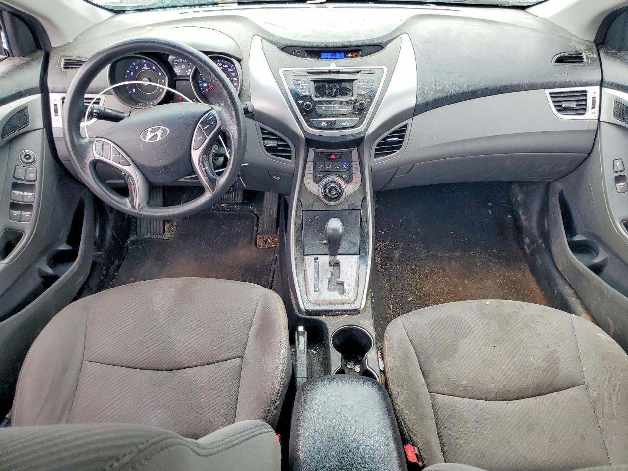 2013 Hyundai Elantra Gls Gray vin: 5NPDH4AEXDH454048