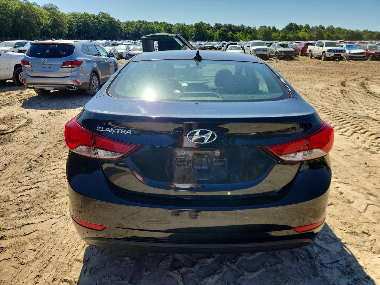 2014 Hyundai Elantra Se Black vin: 5NPDH4AEXEH460045