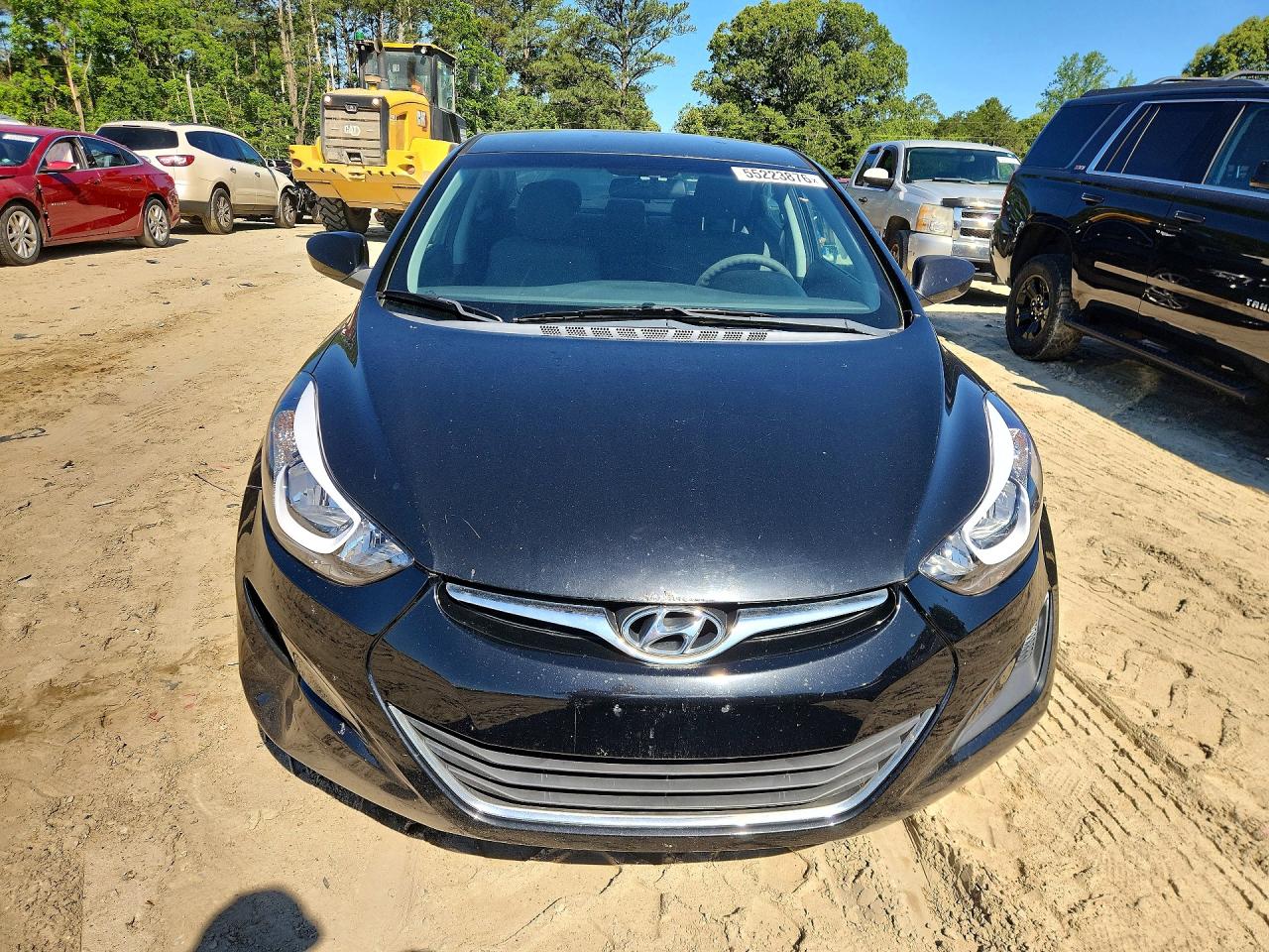 2014 Hyundai Elantra Se Black vin: 5NPDH4AEXEH460045