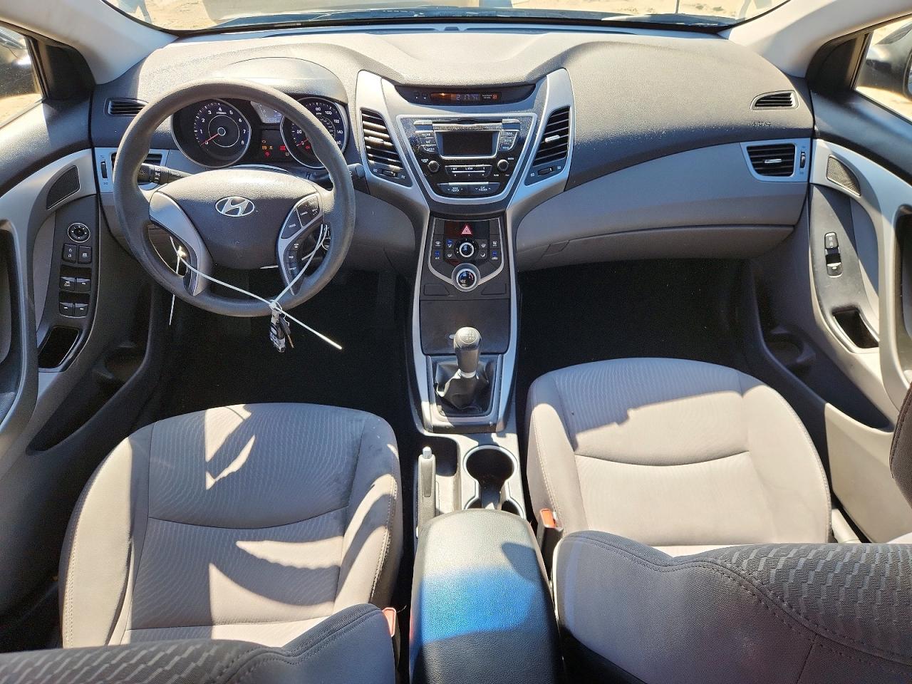 2014 Hyundai Elantra Se Black vin: 5NPDH4AEXEH460045