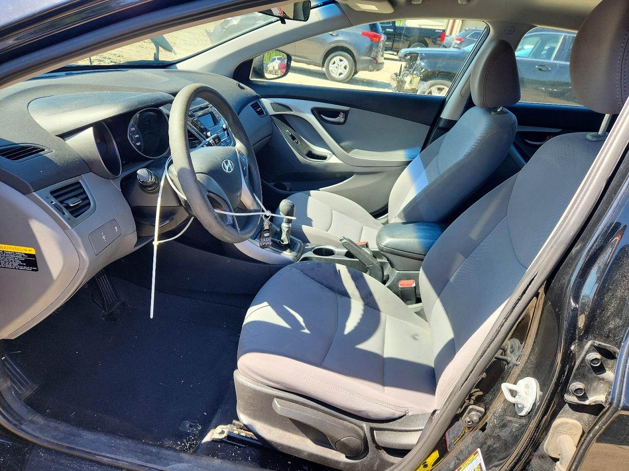 2014 Hyundai Elantra Se Black vin: 5NPDH4AEXEH460045