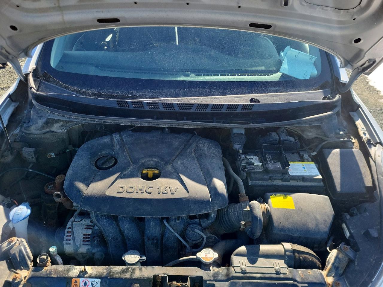 2014 Hyundai Elantra Se Серебряный vin: 5NPDH4AEXEH464595