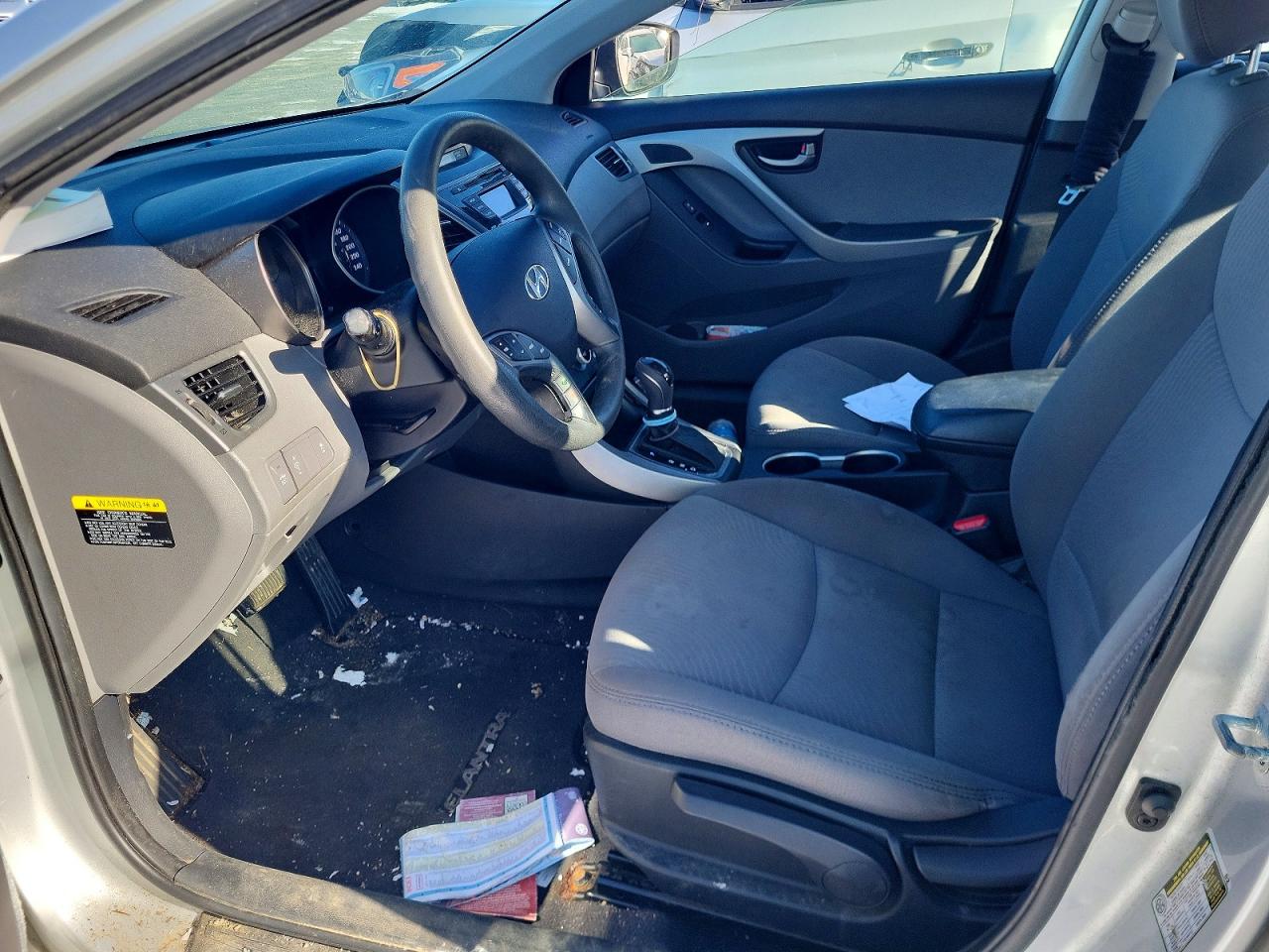 2014 Hyundai Elantra Se Серебряный vin: 5NPDH4AEXEH464595
