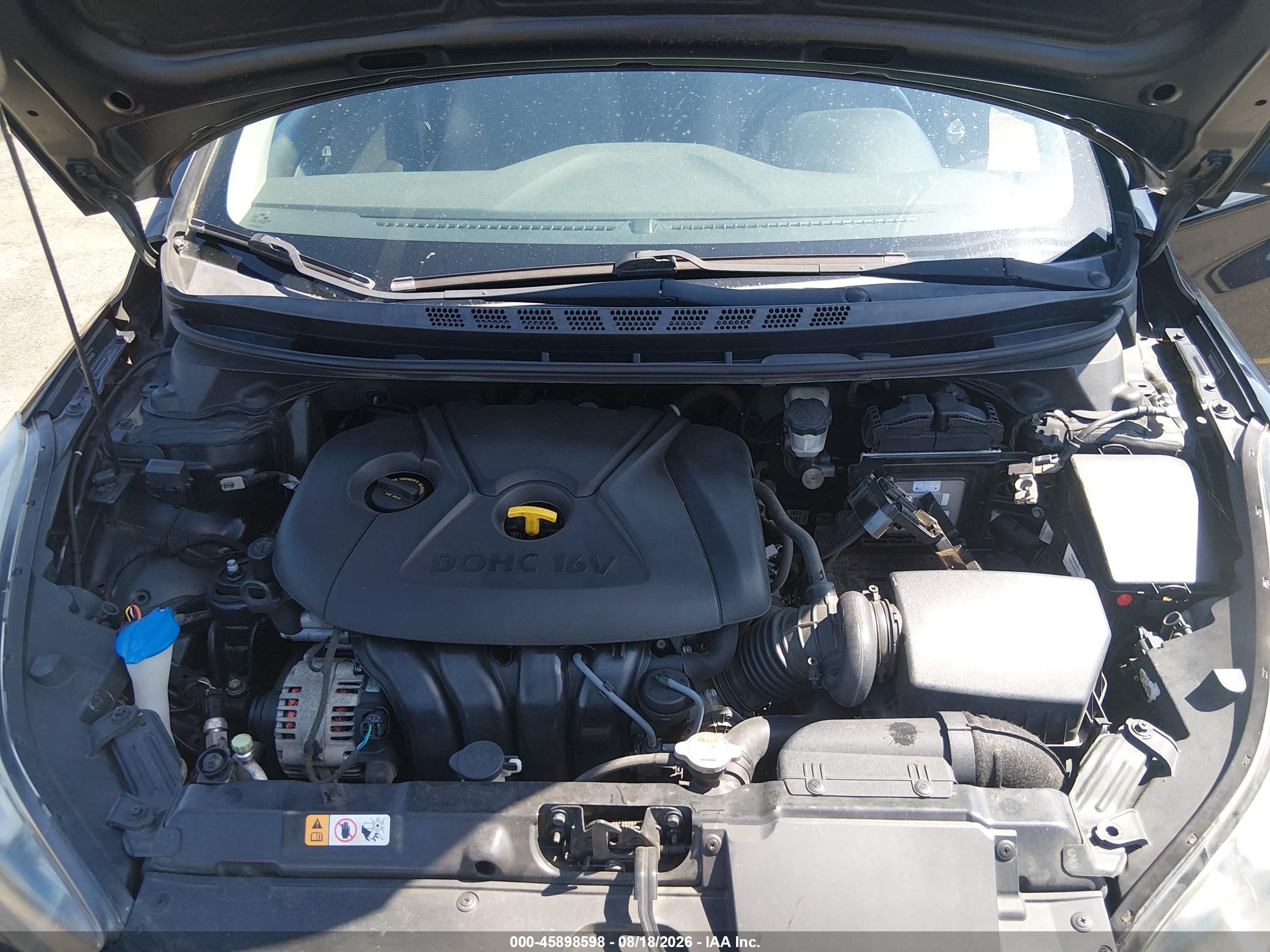 2014 Hyundai Elantra Limited Black vin: 5NPDH4AEXEH474205