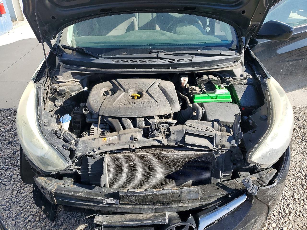 2014 Hyundai Elantra Se Black vin: 5NPDH4AEXEH486810
