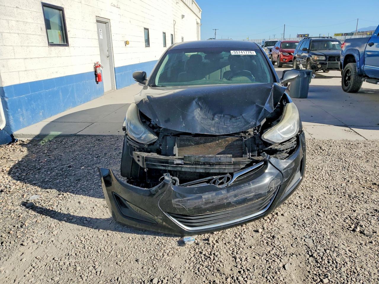 2014 Hyundai Elantra Se Black vin: 5NPDH4AEXEH486810