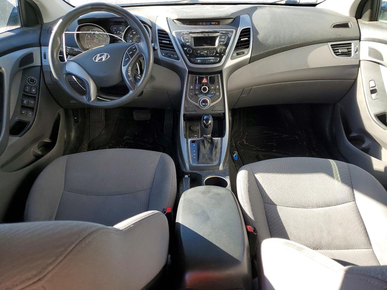 2014 Hyundai Elantra Se Black vin: 5NPDH4AEXEH486810