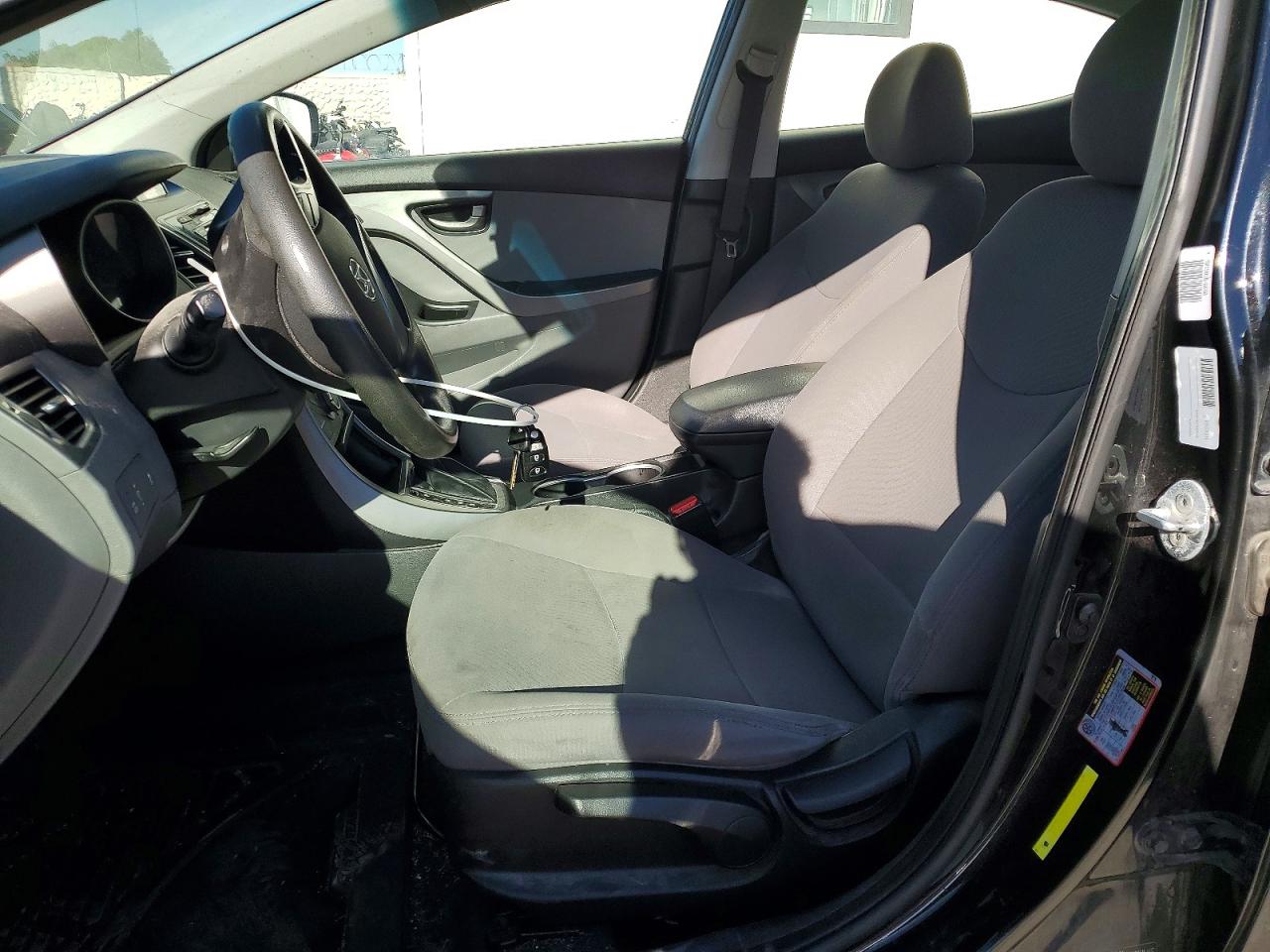 2014 Hyundai Elantra Se Black vin: 5NPDH4AEXEH486810