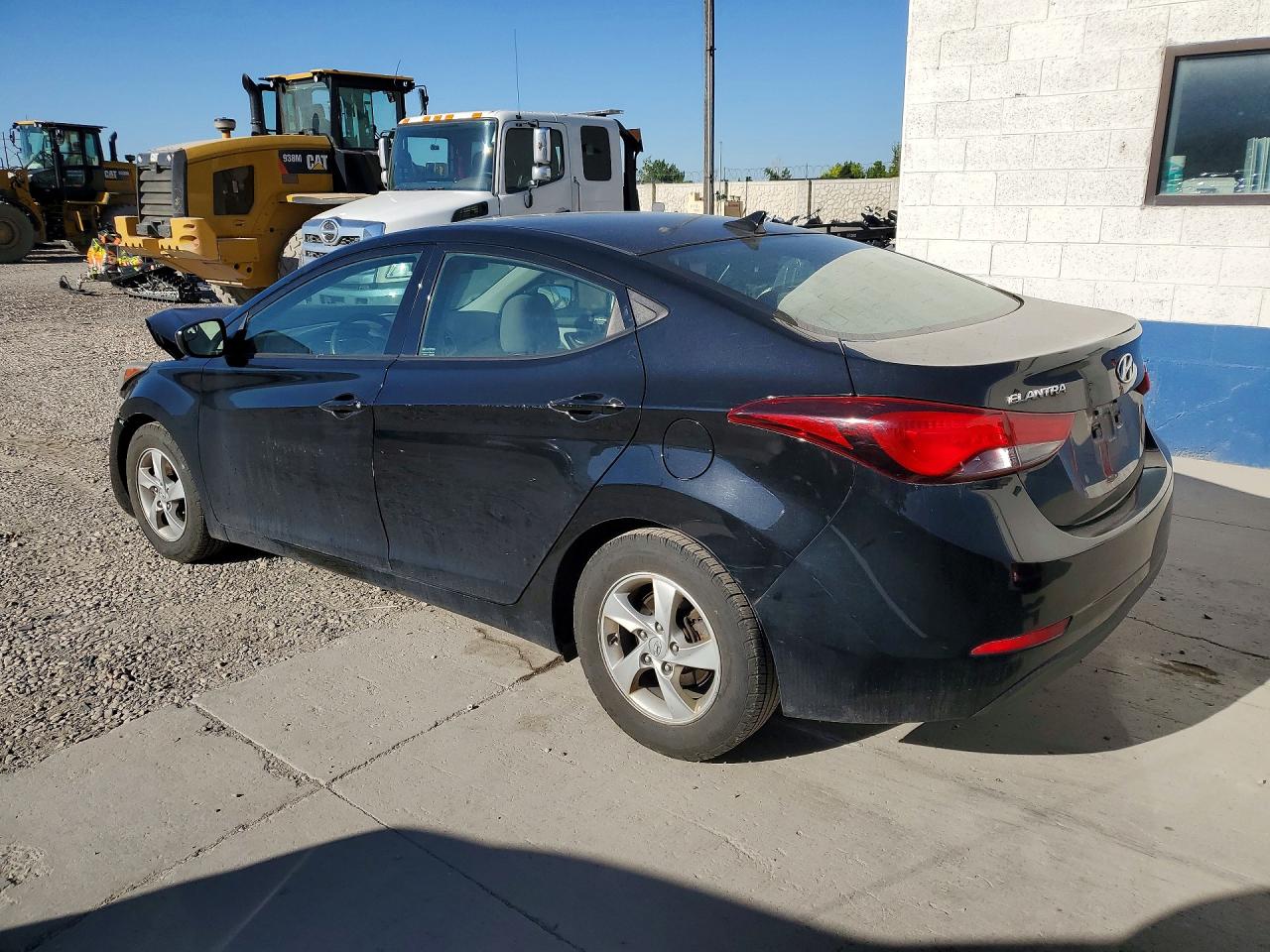 2014 Hyundai Elantra Se Black vin: 5NPDH4AEXEH486810