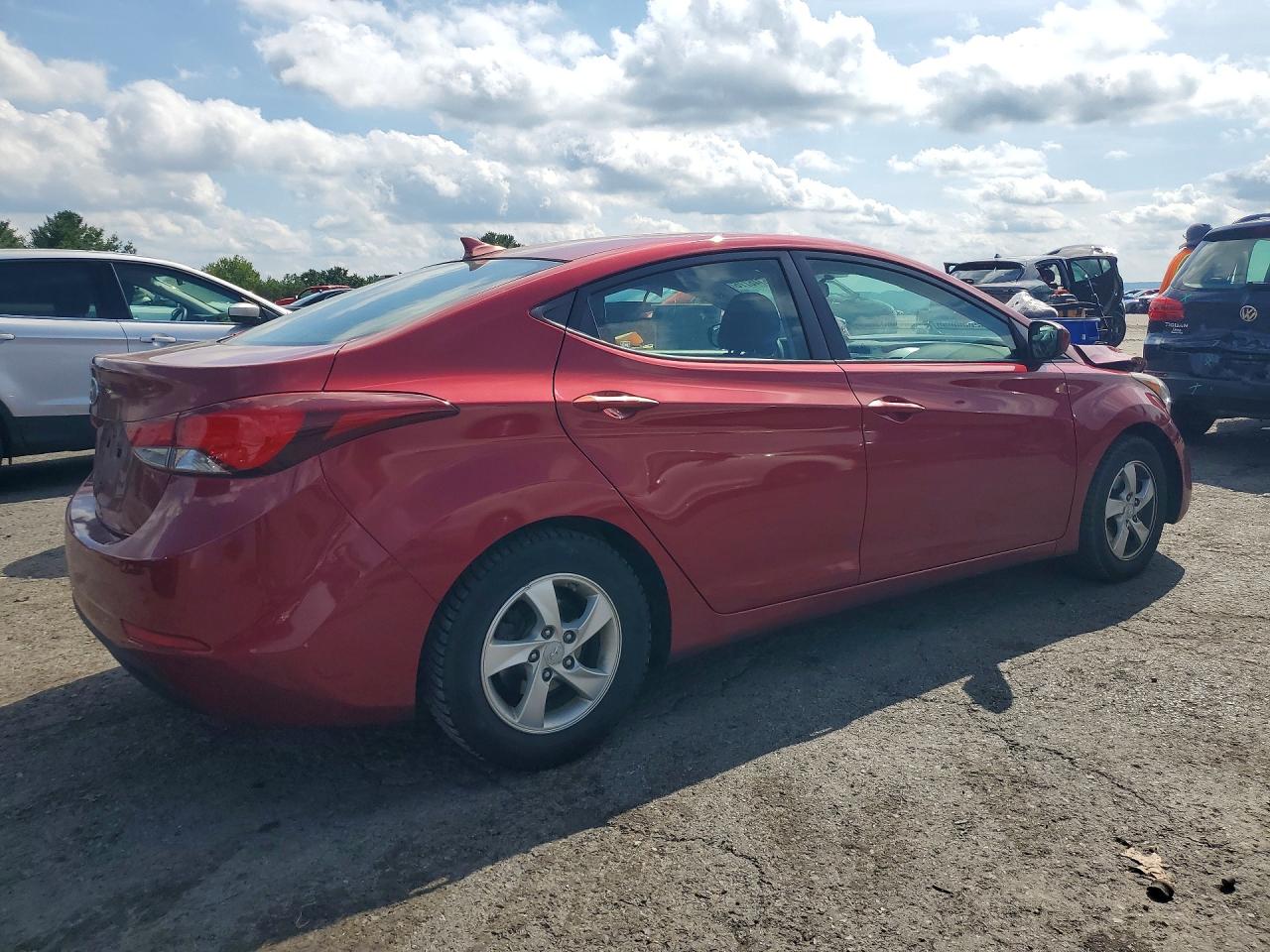 2014 Hyundai Elantra Se Красный vin: 5NPDH4AEXEH489562