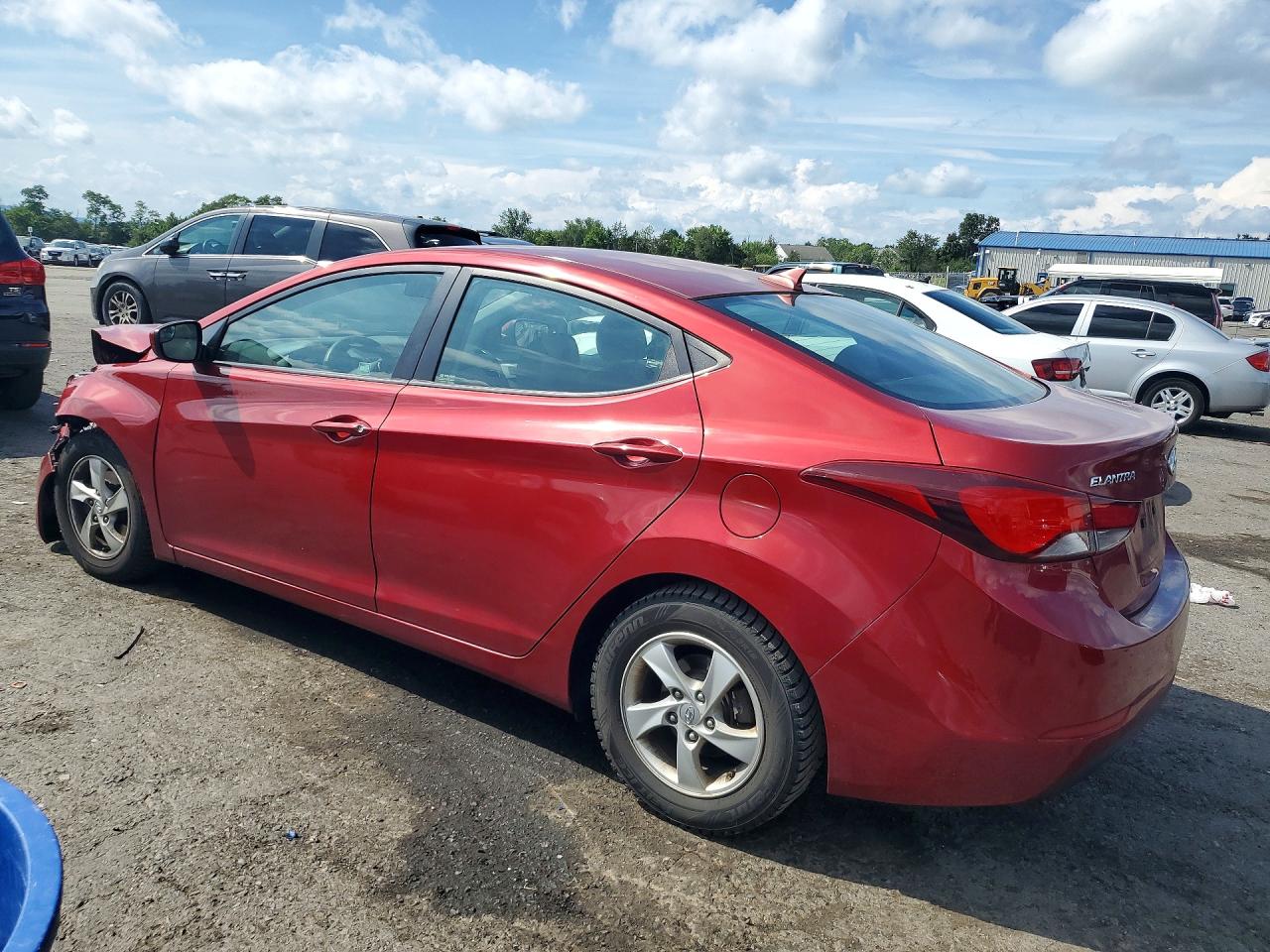 2014 Hyundai Elantra Se Красный vin: 5NPDH4AEXEH489562
