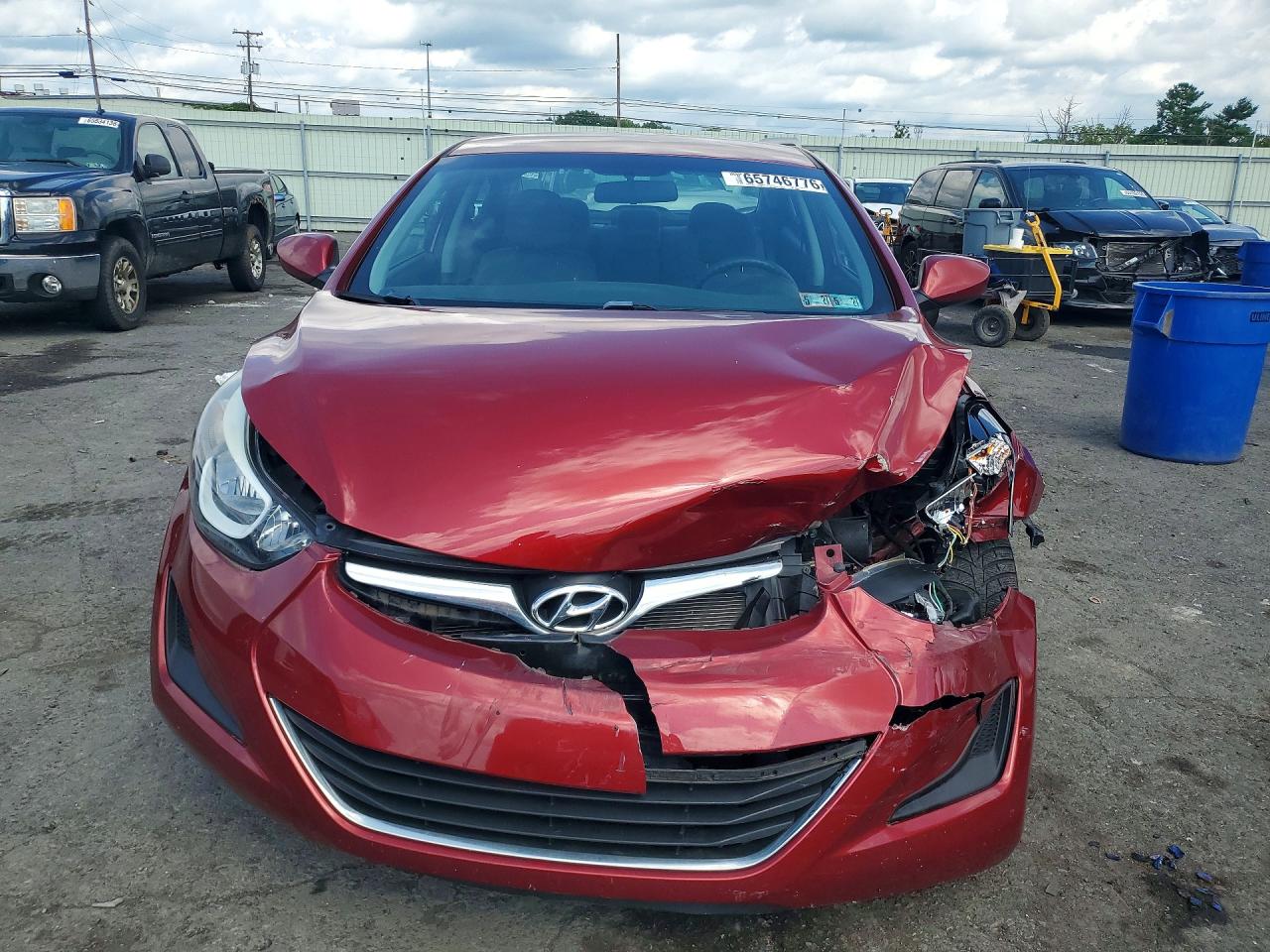 2014 Hyundai Elantra Se Красный vin: 5NPDH4AEXEH489562