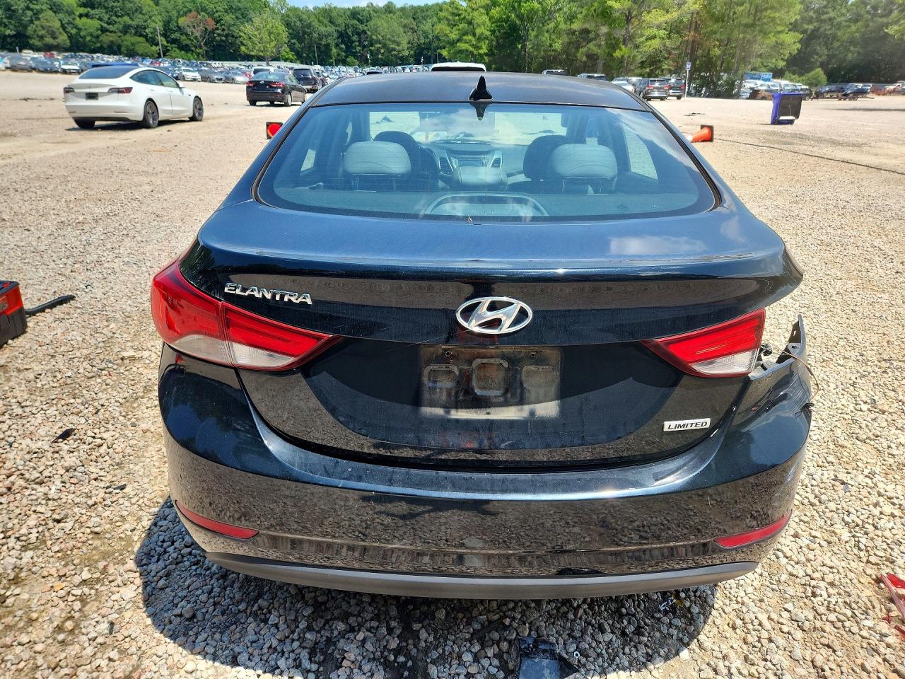 2014 Hyundai Elantra Limited Black vin: 5NPDH4AEXEH496978