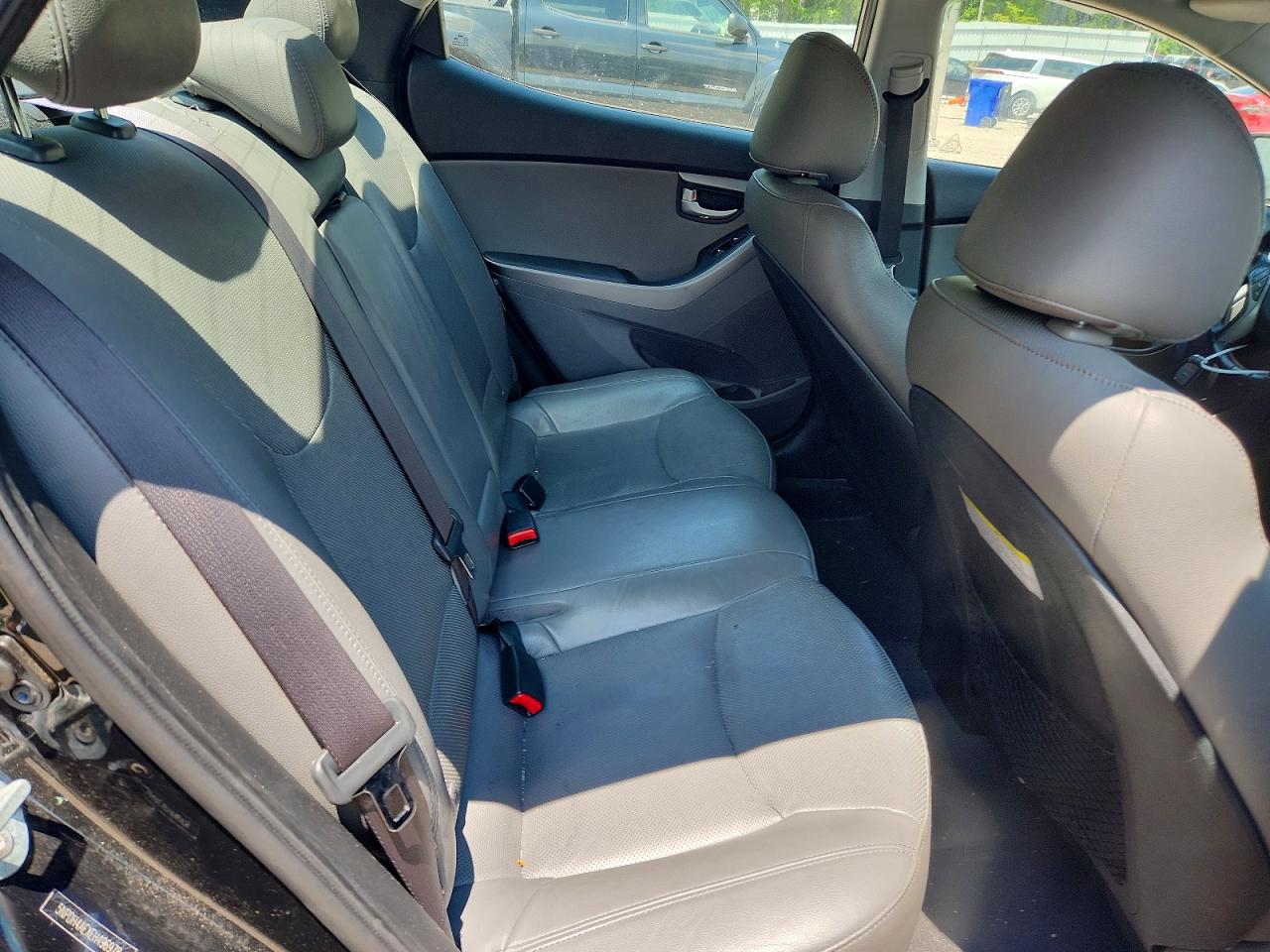 2014 Hyundai Elantra Limited Black vin: 5NPDH4AEXEH496978
