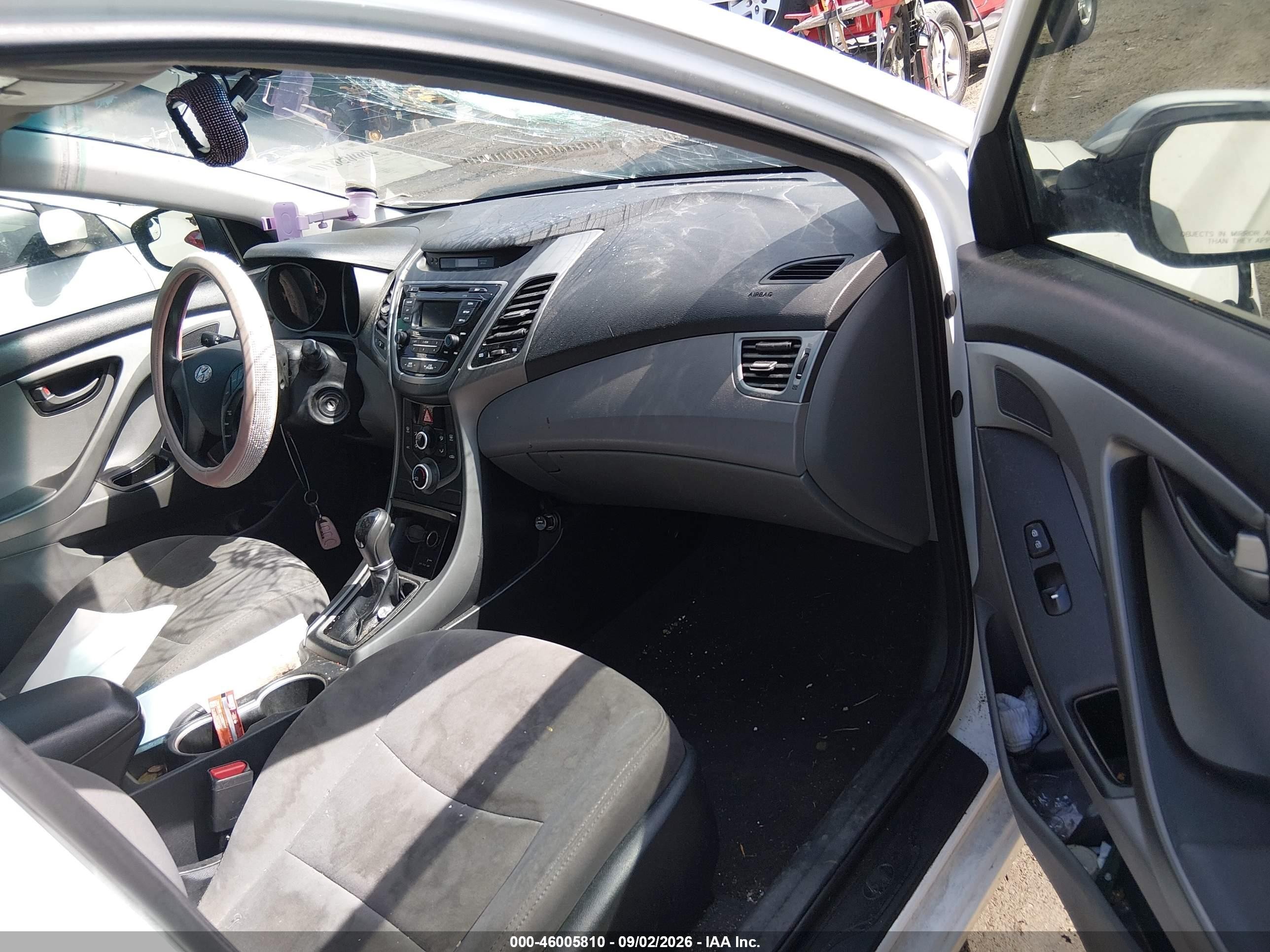 2014 Hyundai Elantra Se Белый vin: 5NPDH4AEXEH506134