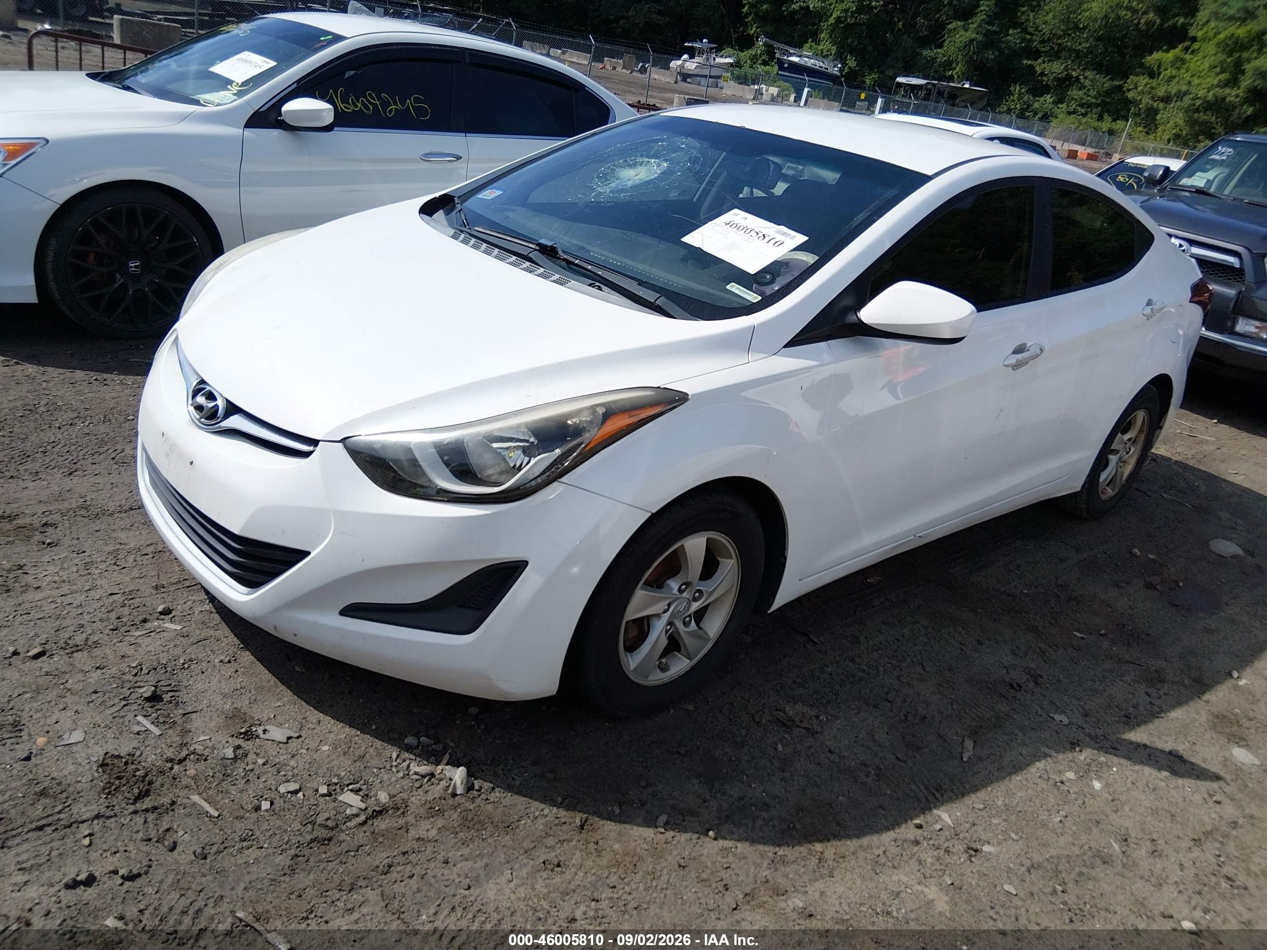 2014 Hyundai Elantra Se Белый vin: 5NPDH4AEXEH506134