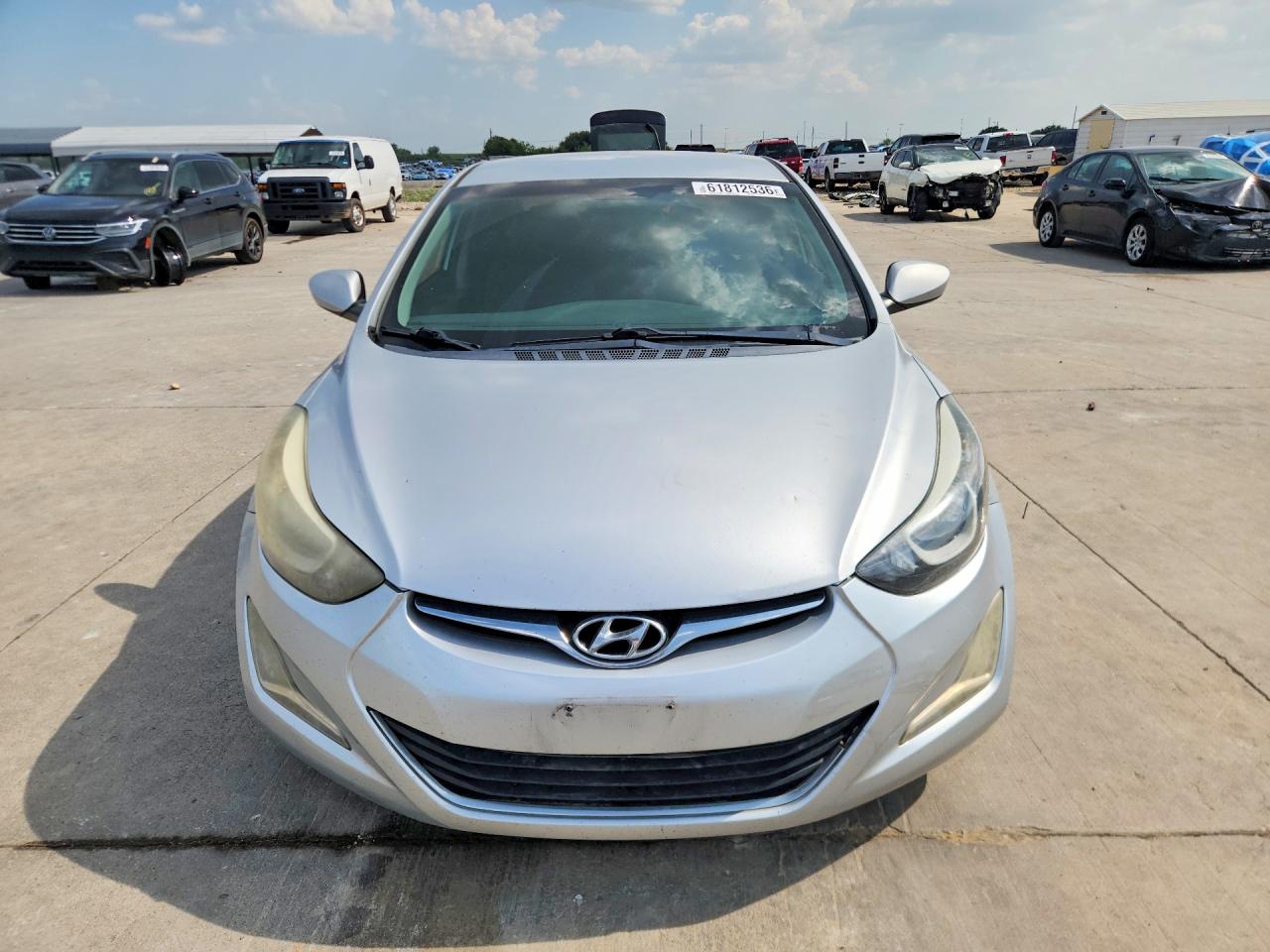 2014 Hyundai Elantra Se Silver vin: 5NPDH4AEXEH508126