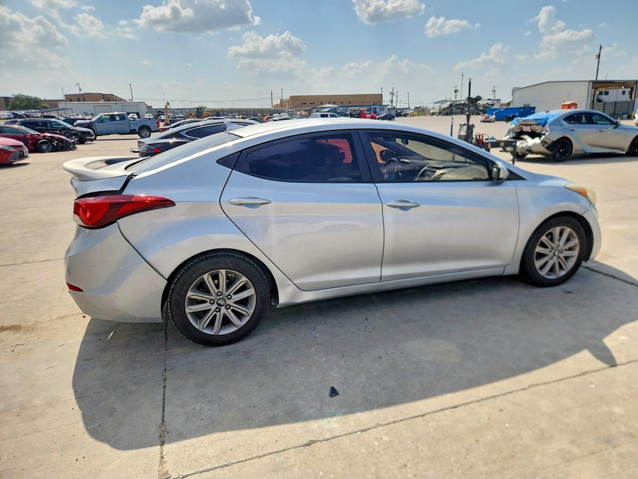 2014 Hyundai Elantra Se Silver vin: 5NPDH4AEXEH508126