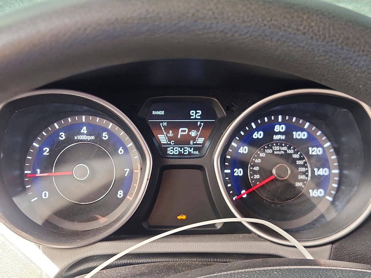 2014 Hyundai Elantra Se Silver vin: 5NPDH4AEXEH508126