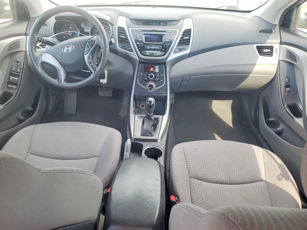 2014 Hyundai Elantra Se Gray vin: 5NPDH4AEXEH511284