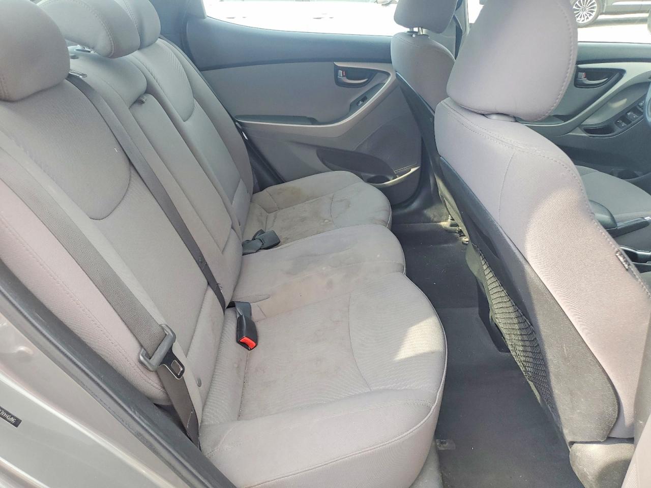 2014 Hyundai Elantra Se Gray vin: 5NPDH4AEXEH511284