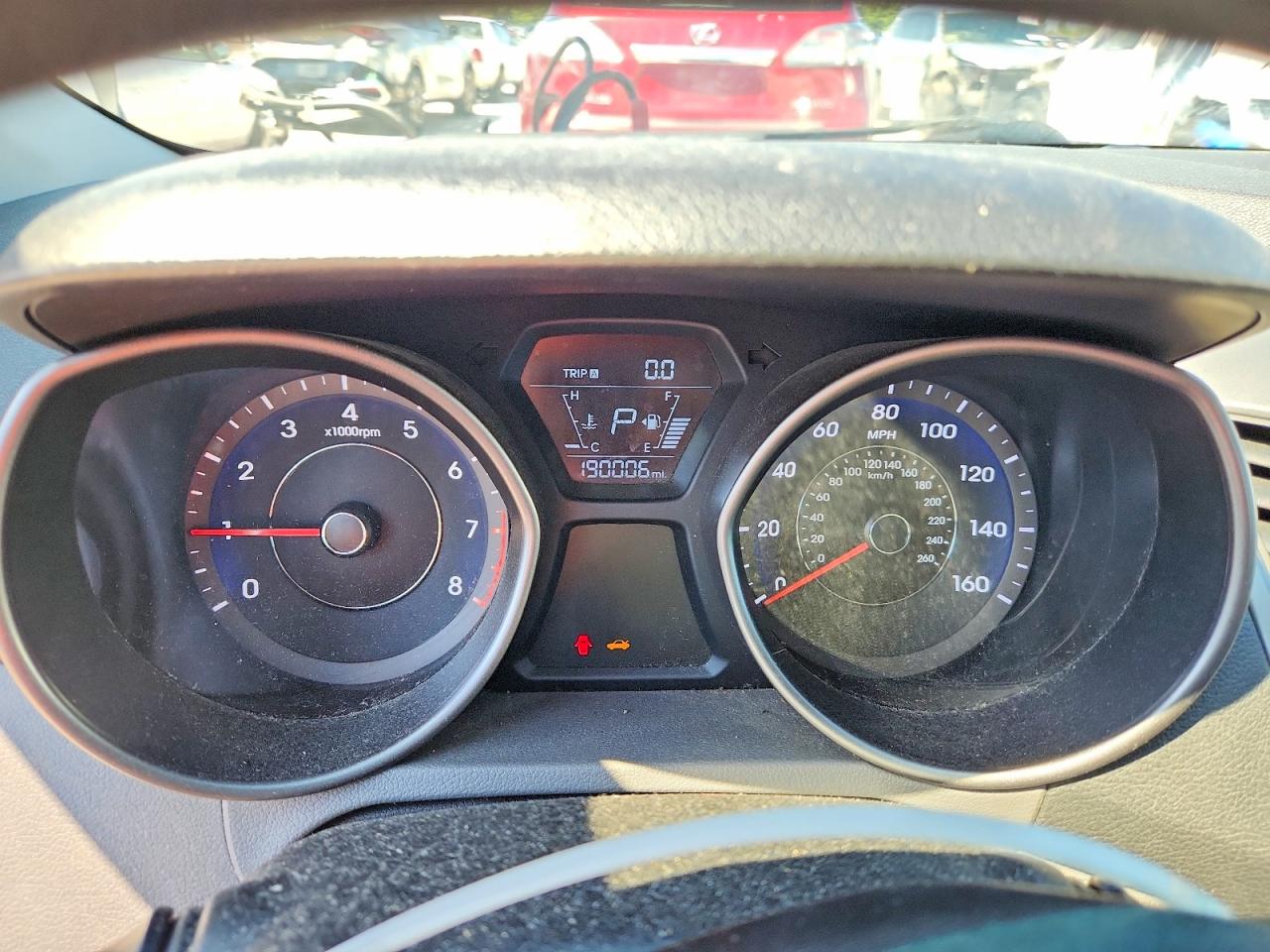 2014 Hyun Elantra Silver vin: 5NPDH4AEXEH513715