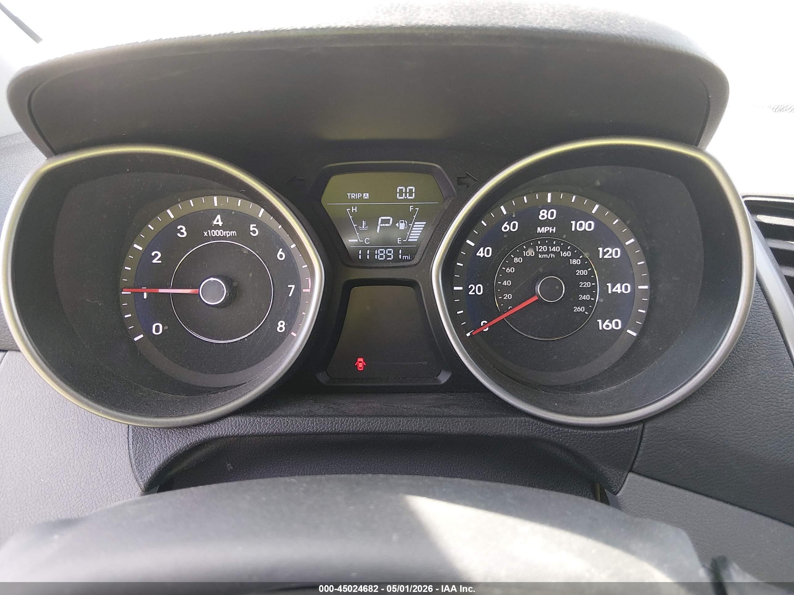 2014 Hyundai Elantra Se White vin: 5NPDH4AEXEH523550