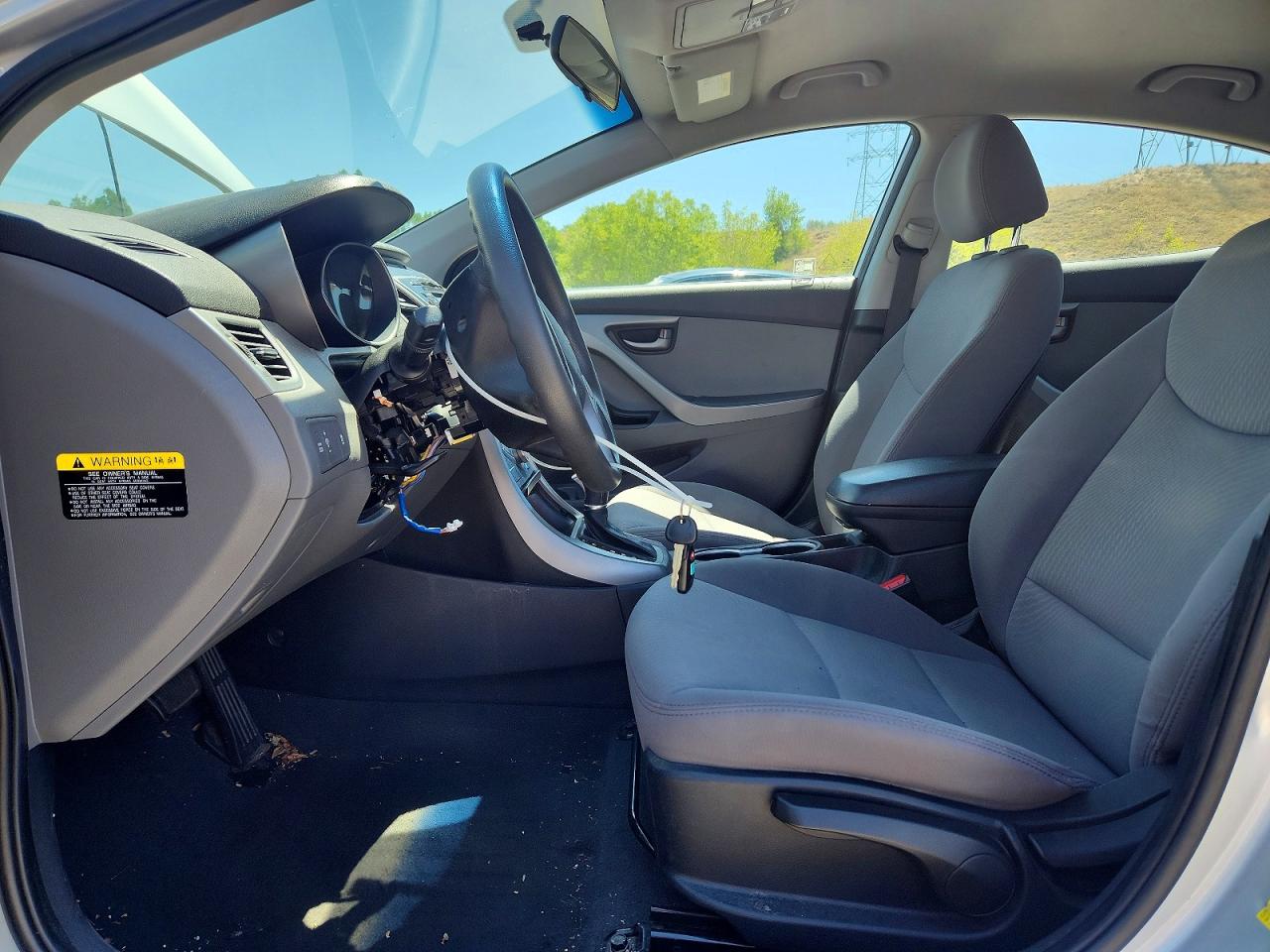 2014 Hyundai Elantra Se Silver vin: 5NPDH4AEXEH526500