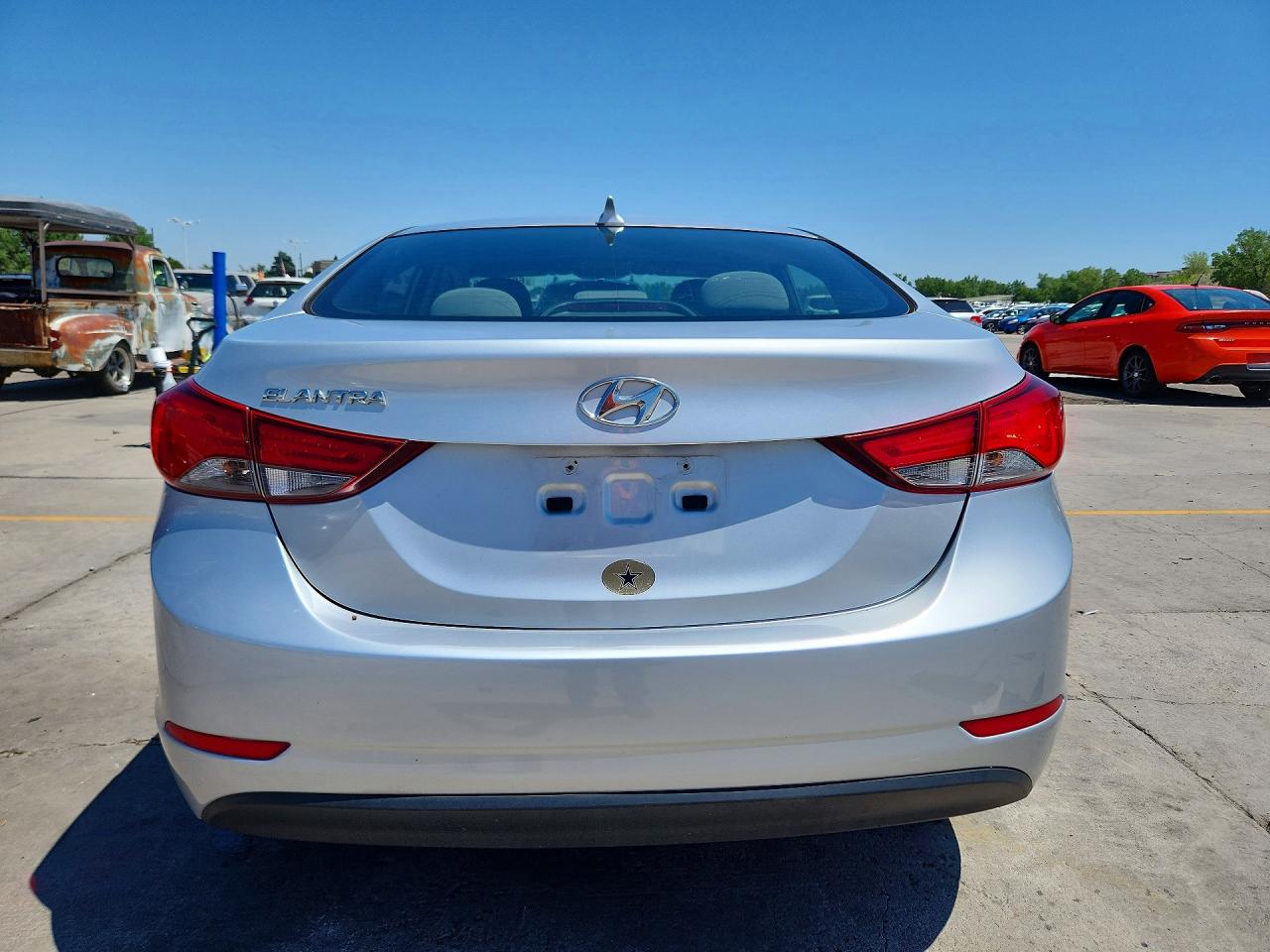 2014 Hyundai Elantra Se Silver vin: 5NPDH4AEXEH526500
