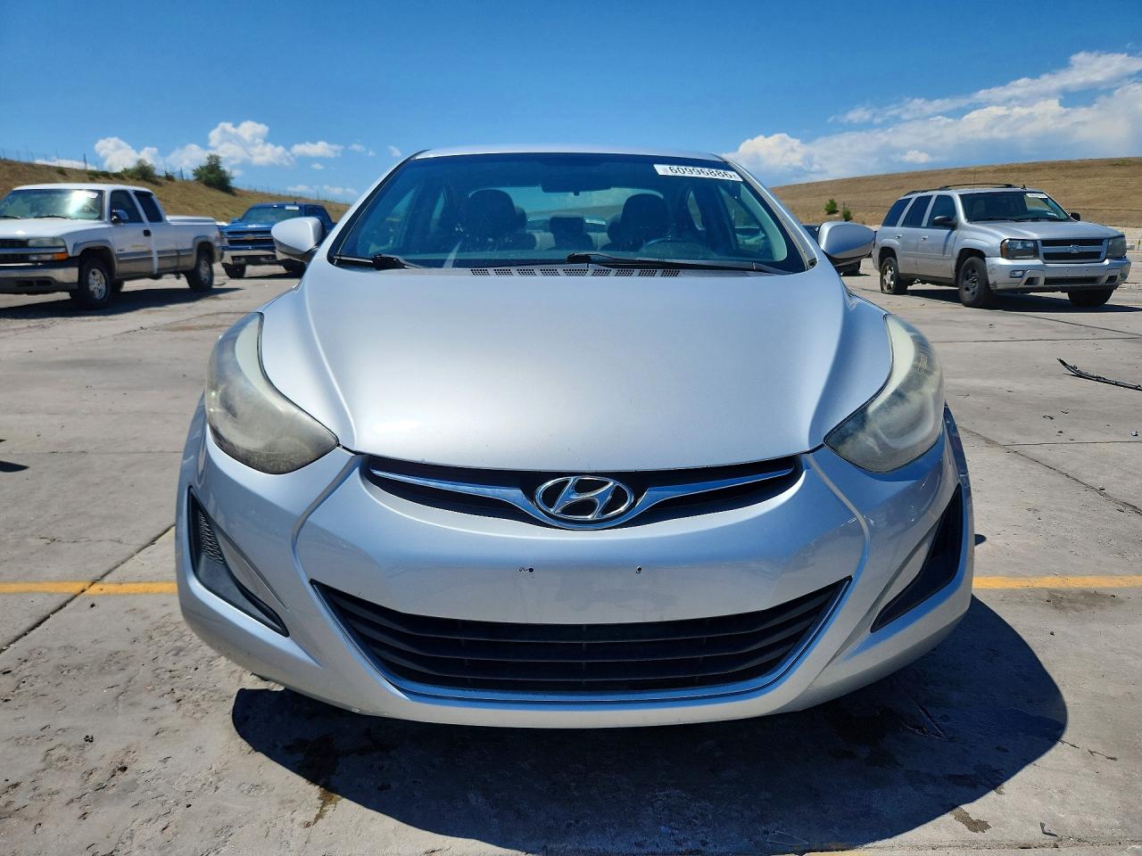 2014 Hyundai Elantra Se Silver vin: 5NPDH4AEXEH526500