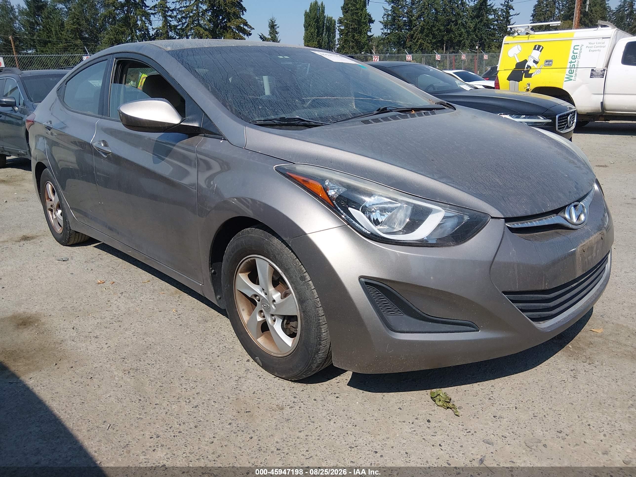 2014 Hyundai Elantra Se Gold vin: 5NPDH4AEXEH526822