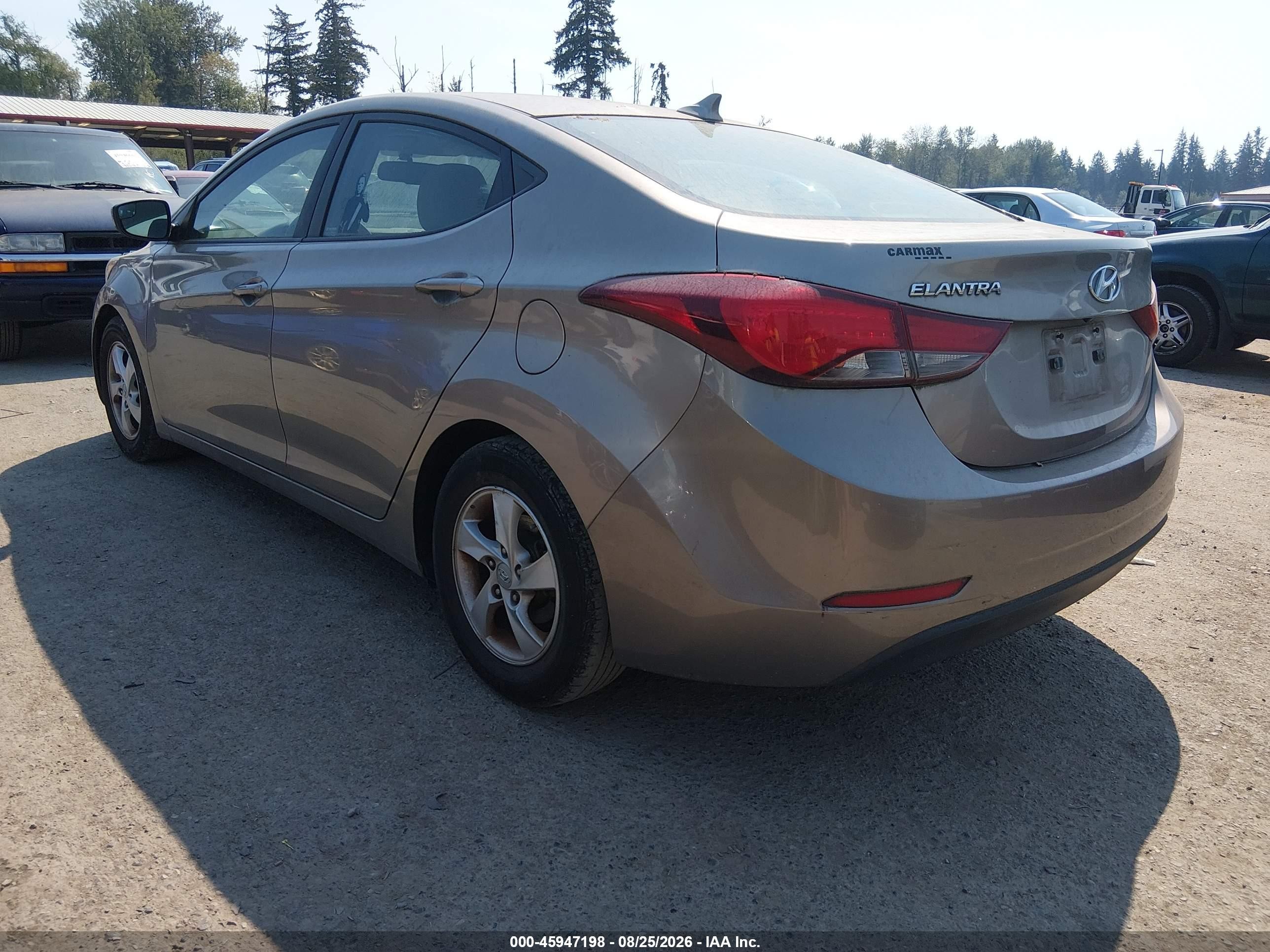 2014 Hyundai Elantra Se Gold vin: 5NPDH4AEXEH526822