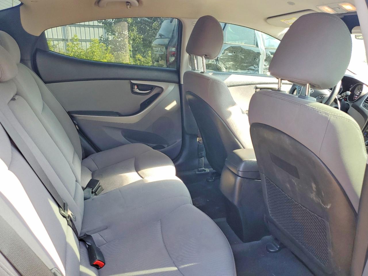 2014 Hyundai Elantra Se Gray vin: 5NPDH4AEXEH528361