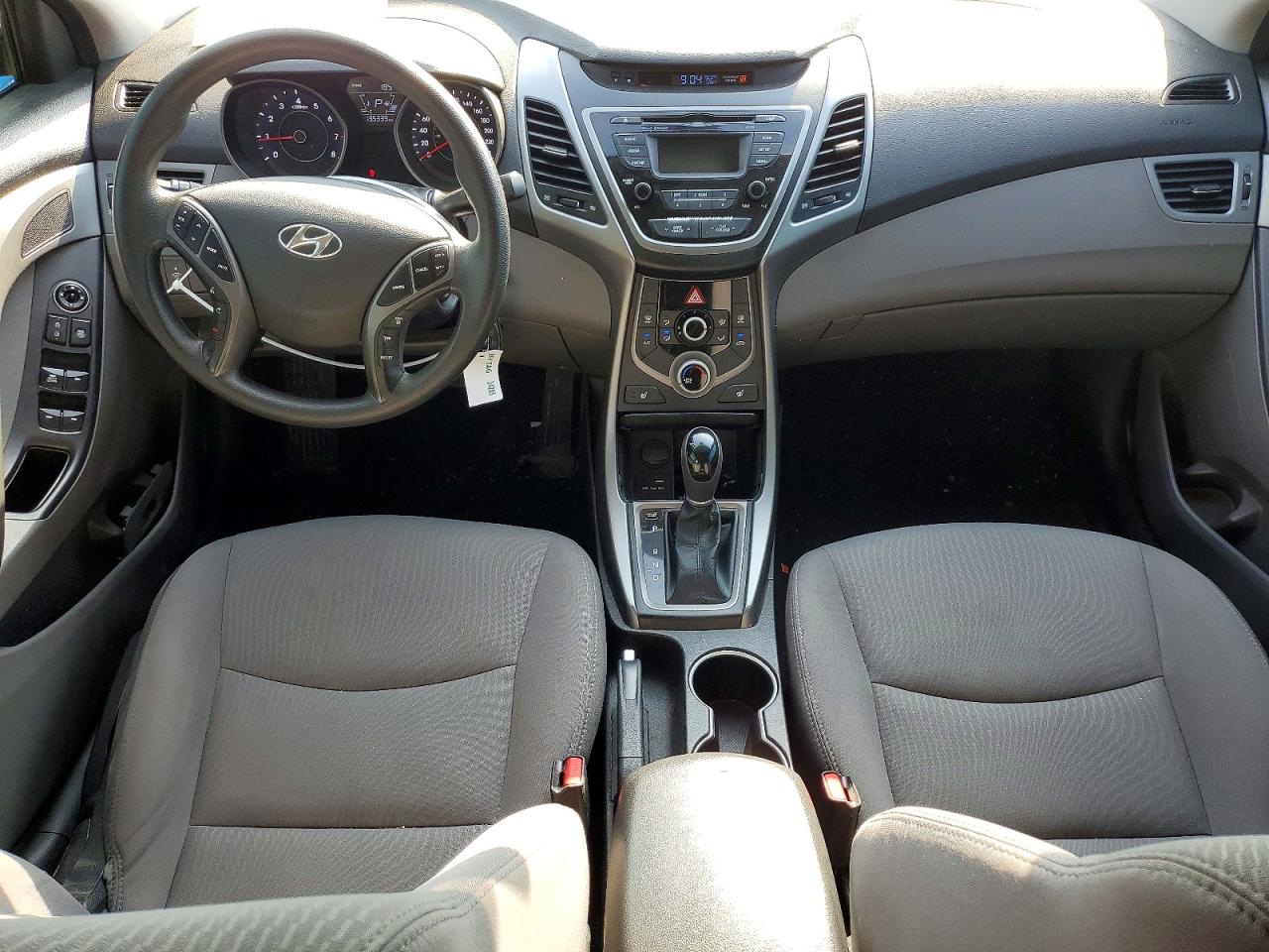 2014 Hyundai Elantra Se Gray vin: 5NPDH4AEXEH528361