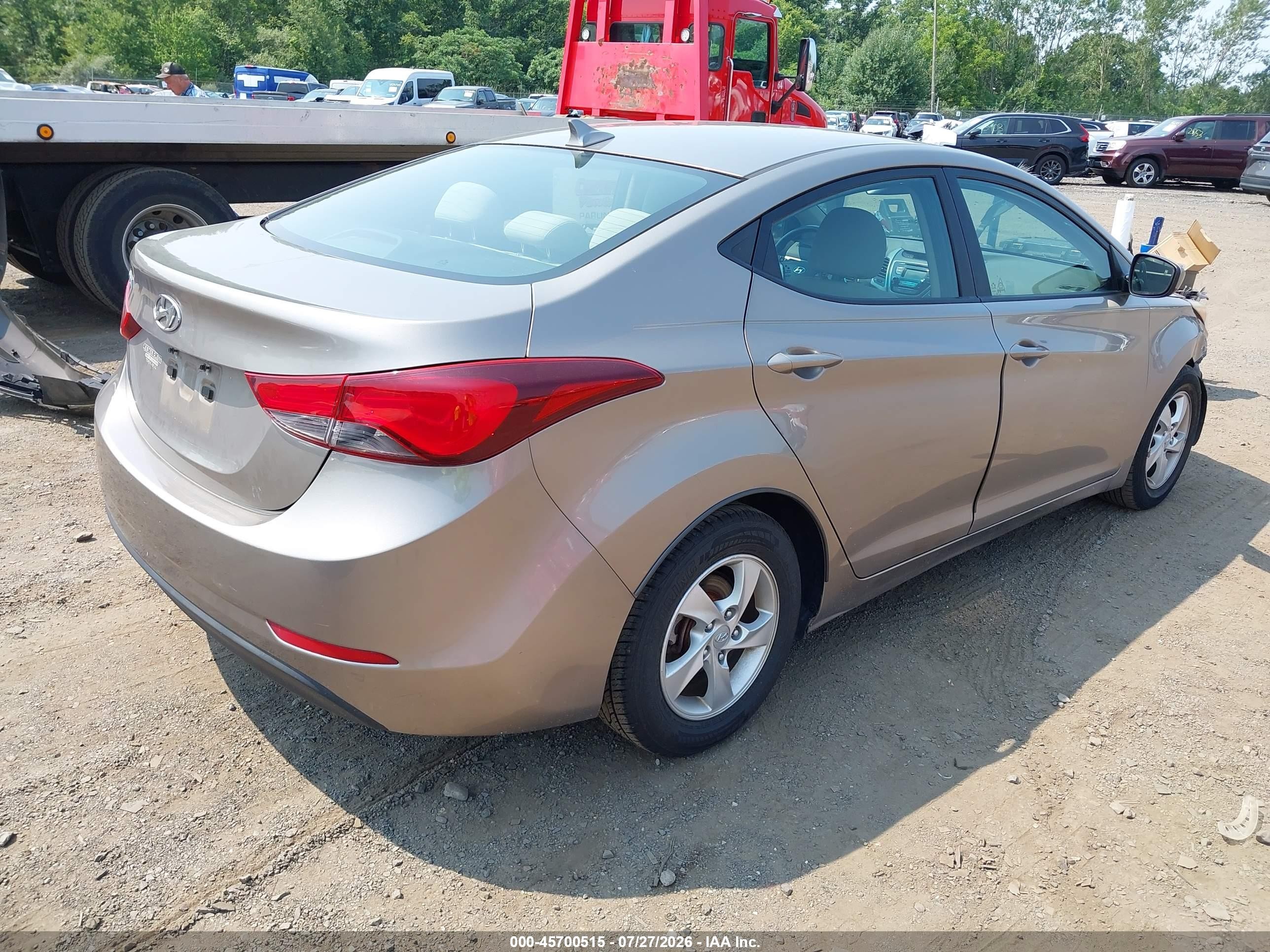 2014 Hyundai Elantra Se Серый vin: 5NPDH4AEXEH529087