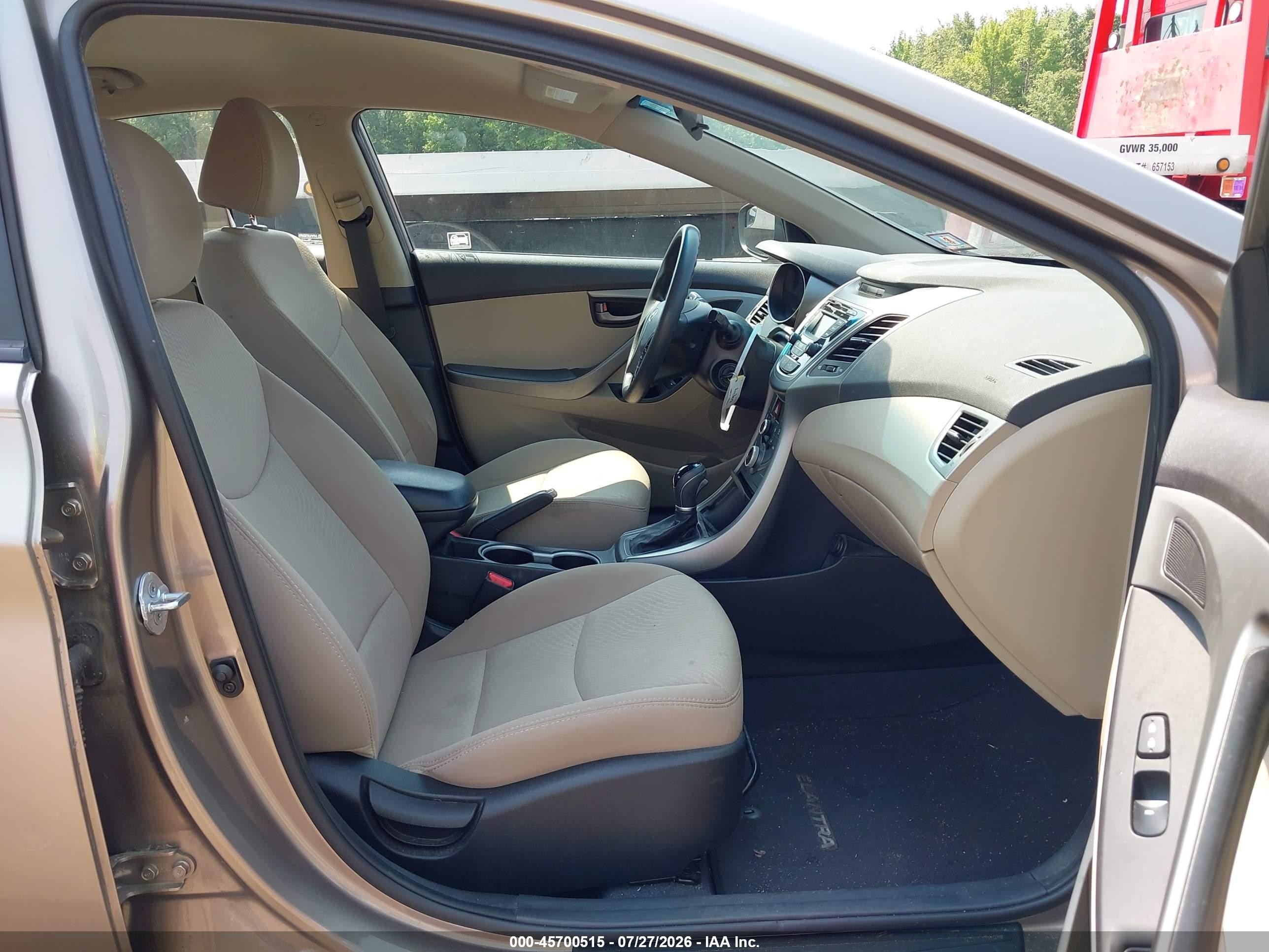 2014 Hyundai Elantra Se Серый vin: 5NPDH4AEXEH529087