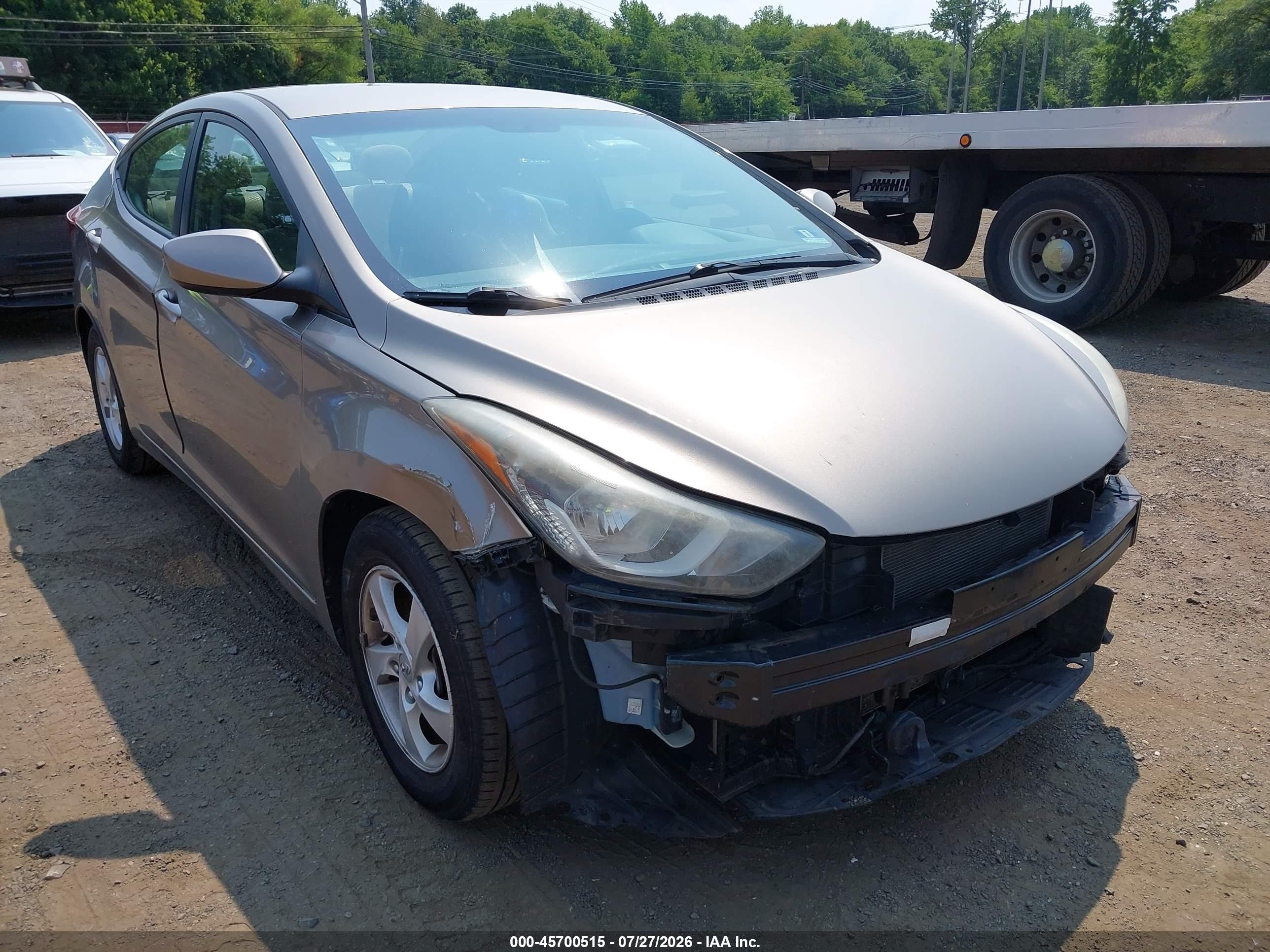 2014 Hyundai Elantra Se Серый vin: 5NPDH4AEXEH529087