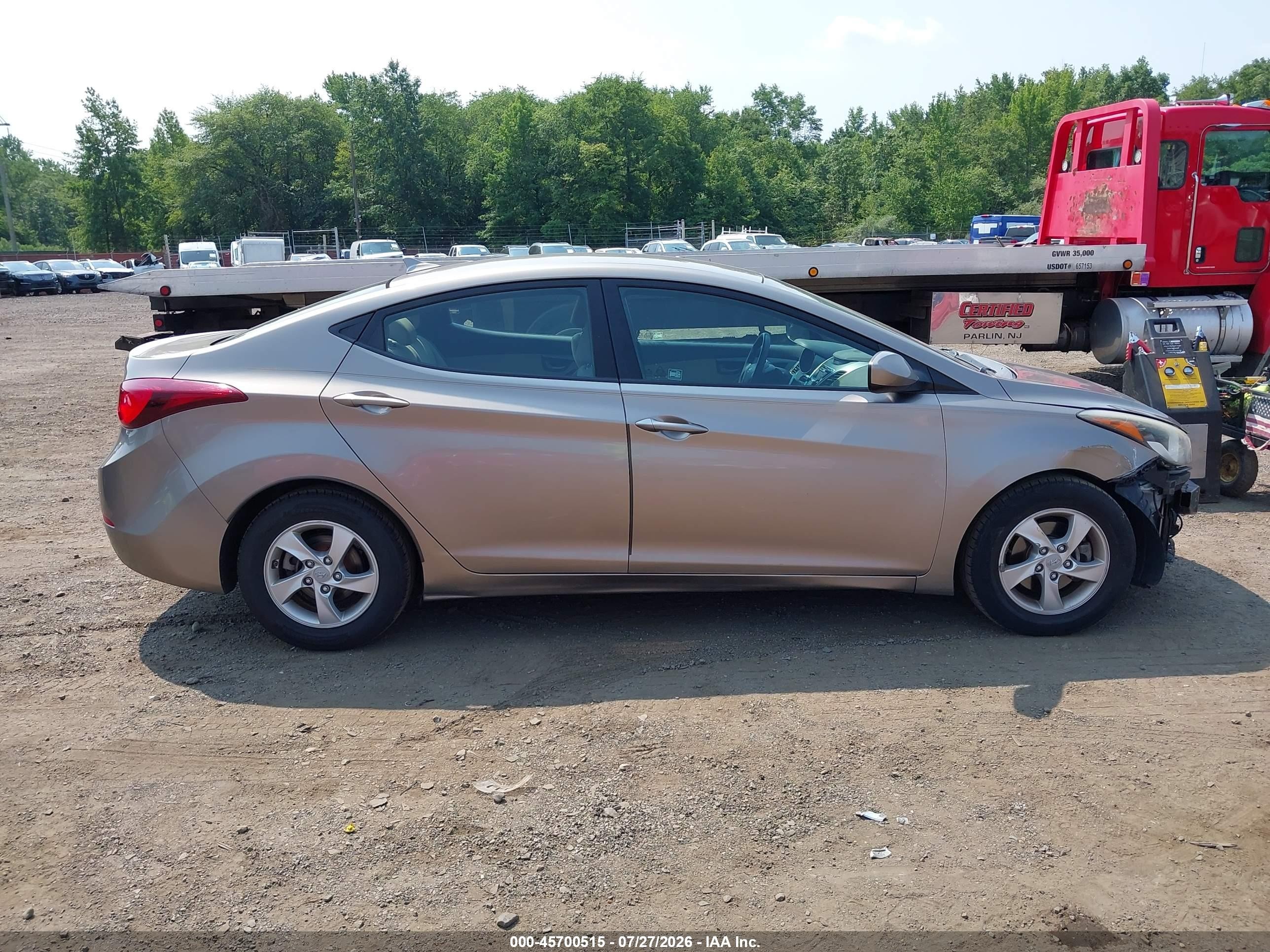2014 Hyundai Elantra Se Серый vin: 5NPDH4AEXEH529087