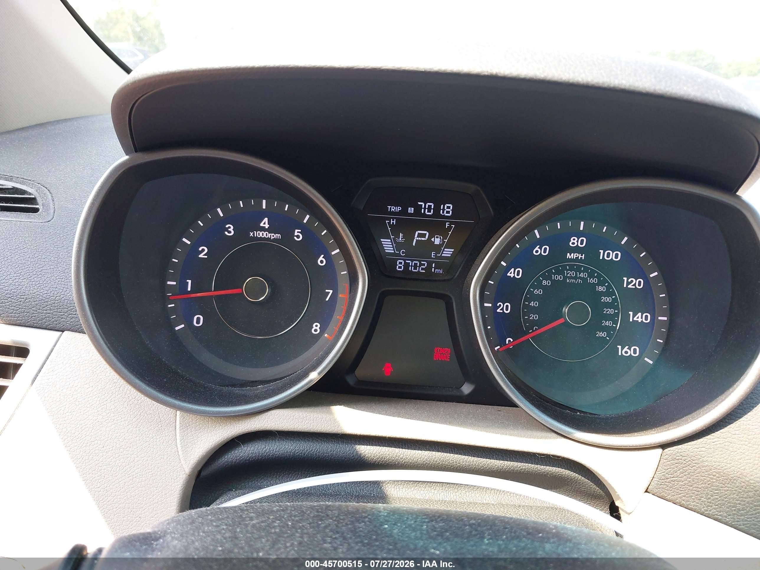 2014 Hyundai Elantra Se Серый vin: 5NPDH4AEXEH529087