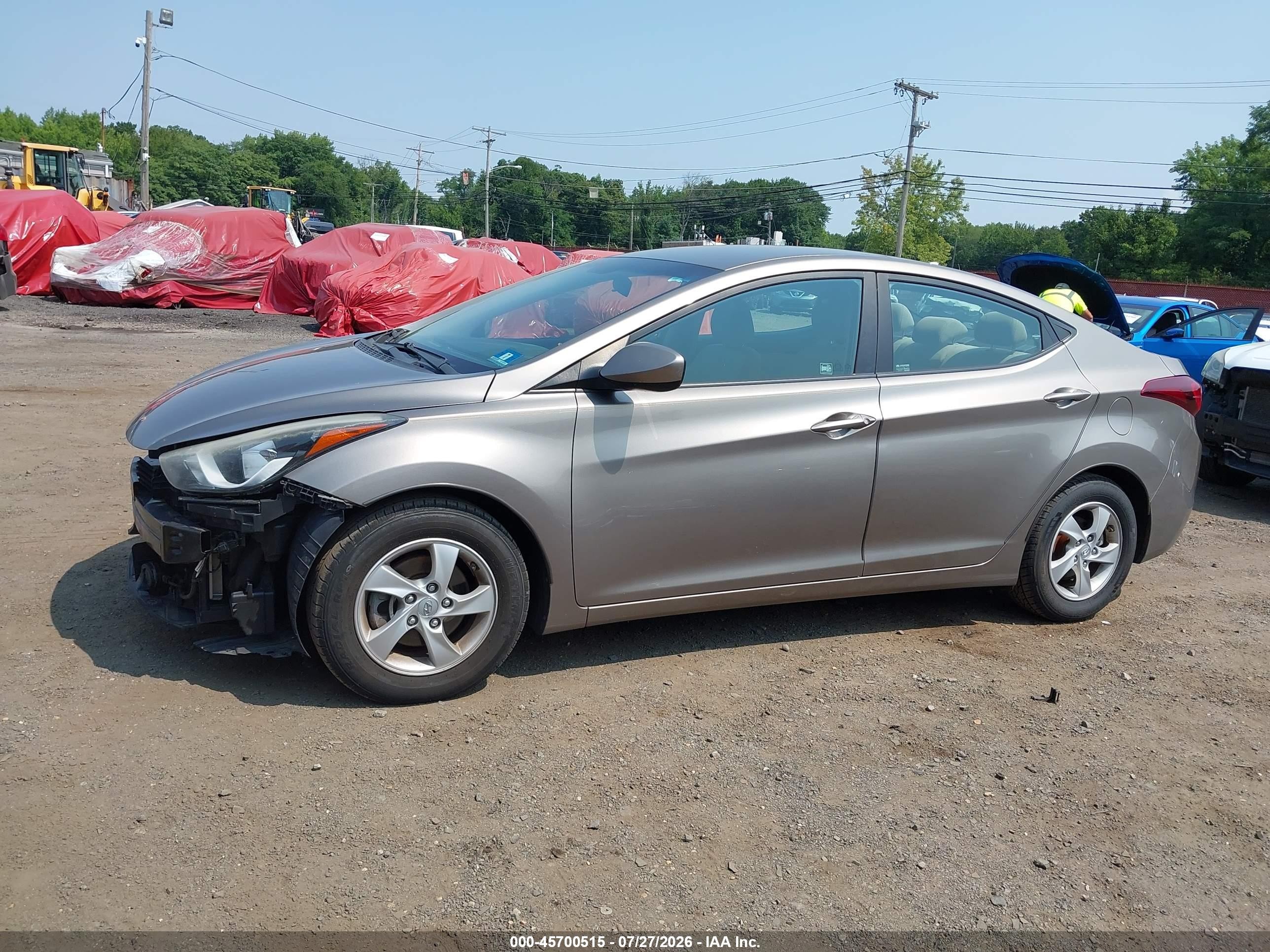 2014 Hyundai Elantra Se Серый vin: 5NPDH4AEXEH529087