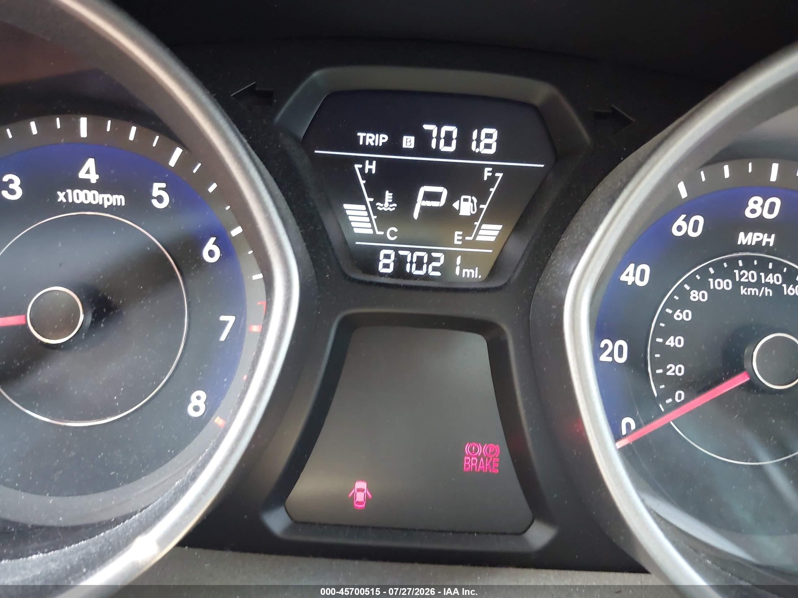 2014 Hyundai Elantra Se Серый vin: 5NPDH4AEXEH529087
