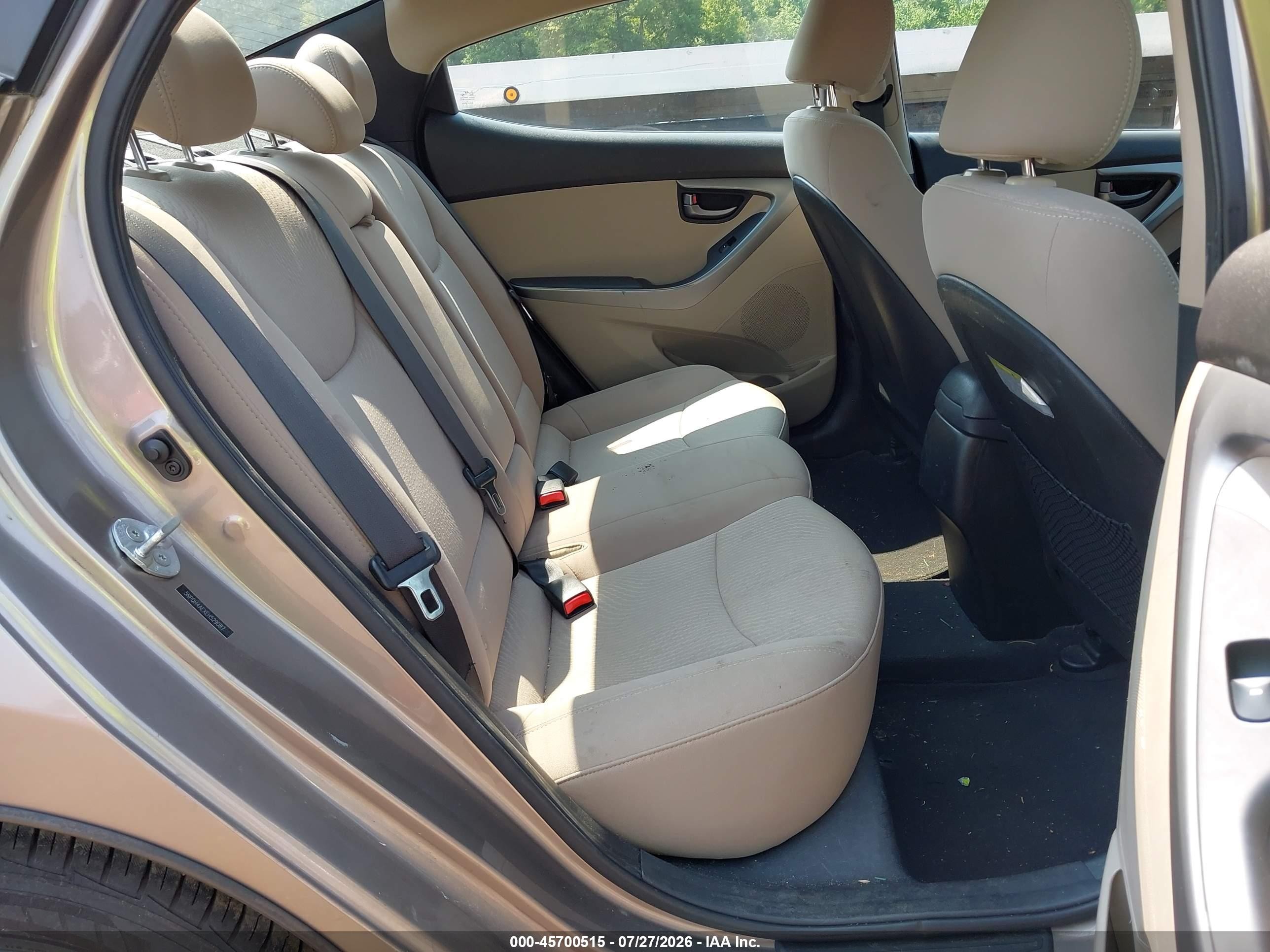 2014 Hyundai Elantra Se Серый vin: 5NPDH4AEXEH529087